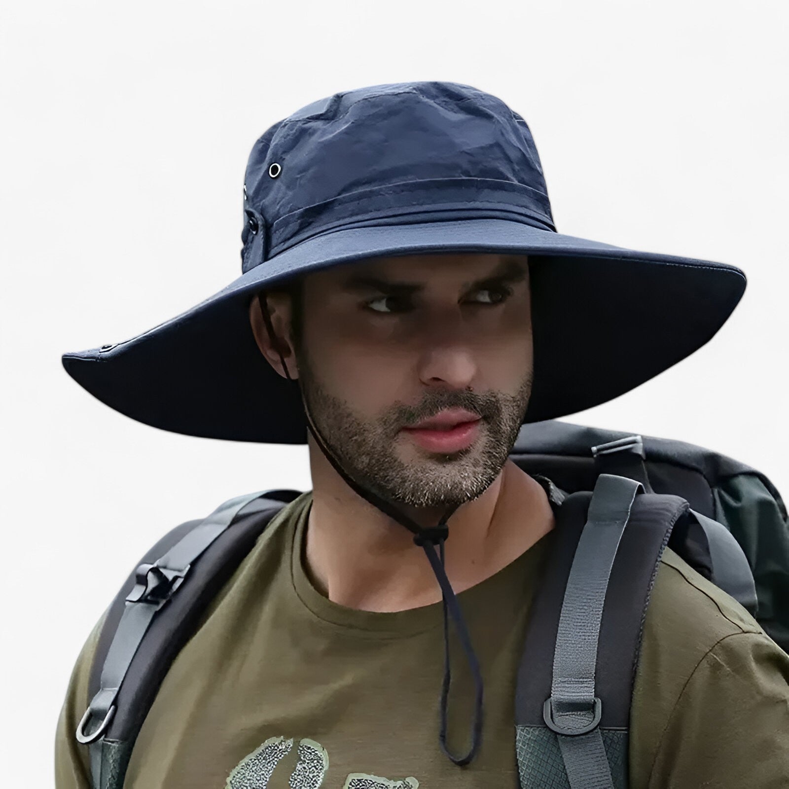 Zeno | Cappello da esterno con protezione UV - Blu scuro 58-60cm - Gift hat Mens fashion - Concept Palermo