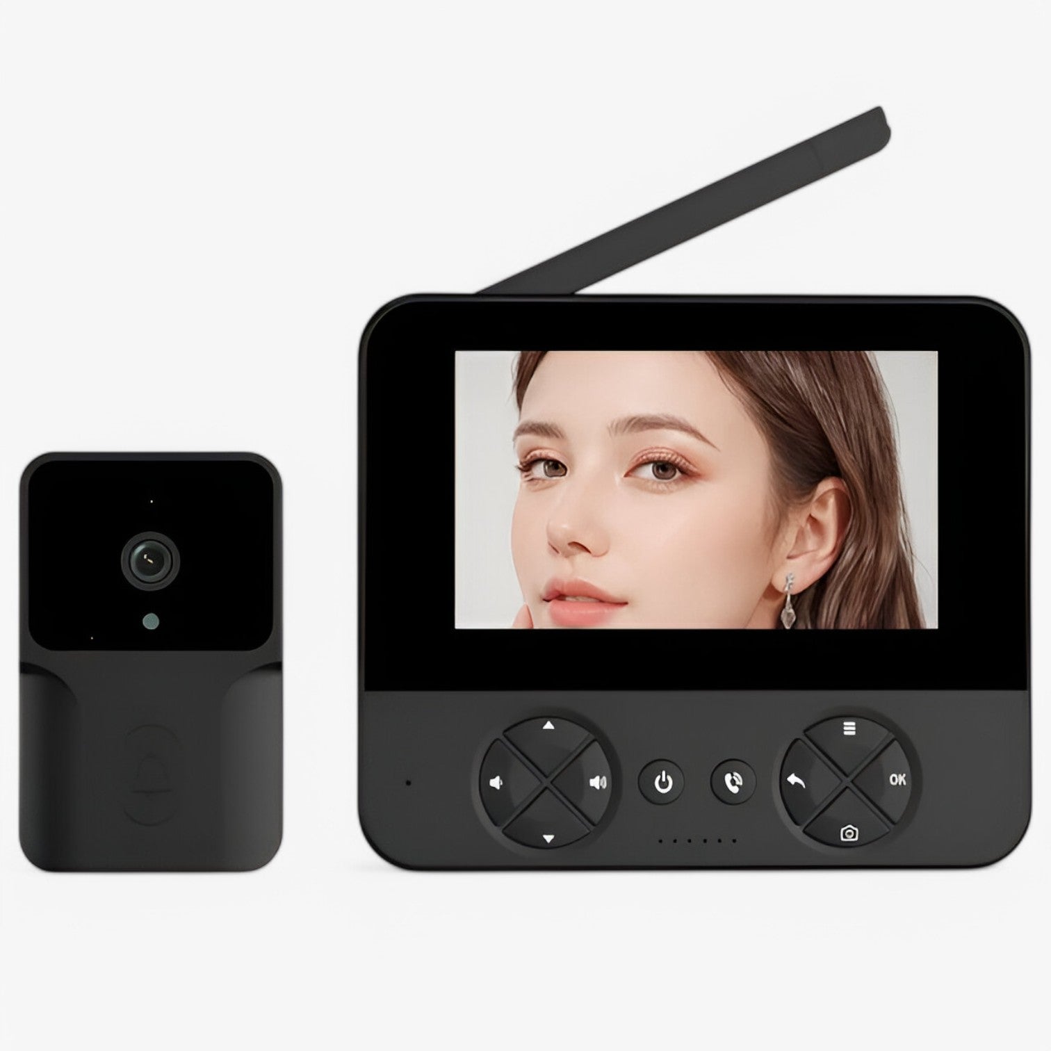 Linus | Campanello video wireless - Sicuro, chiaro e sempre connesso - M15 Nero - camera gadget - Concept Palermo