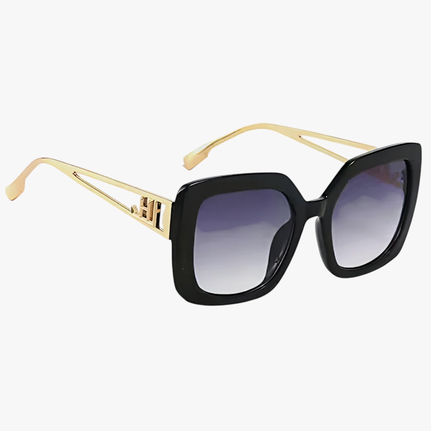 Ensley | Occhiali da sole vintage con montatura trasparente e lenti a gradiente di lusso - - Cat Eye Sunglasses Fashion Sunglasses polarized sunglasses women Sunglasses - Concept Palermo