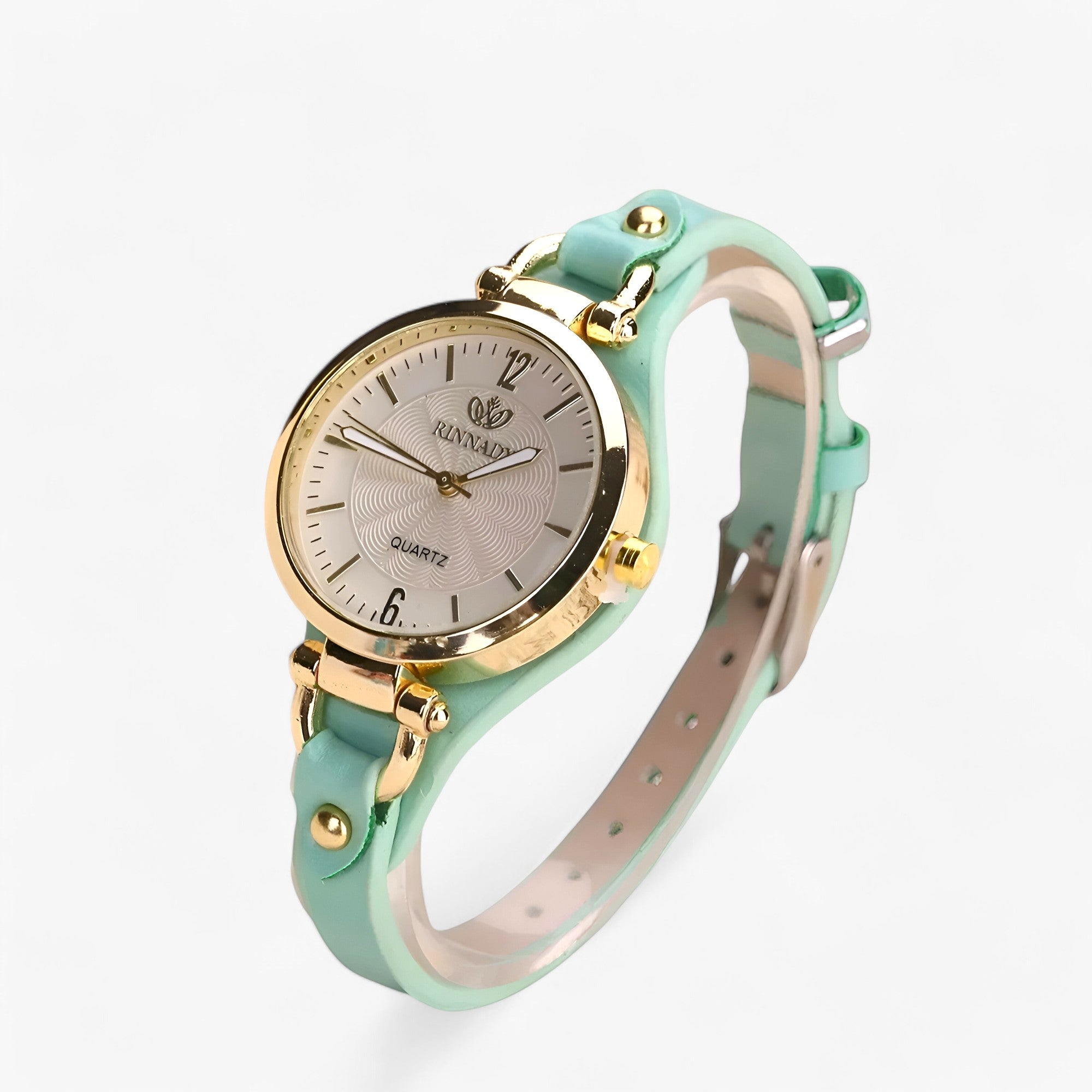 Jiezel | Orologio da Donna - Elegante e Sottile Bracciale in PU Pelle - Verde - ladies watch watch for women WOMEN wrist watches for women - Concept Palermo