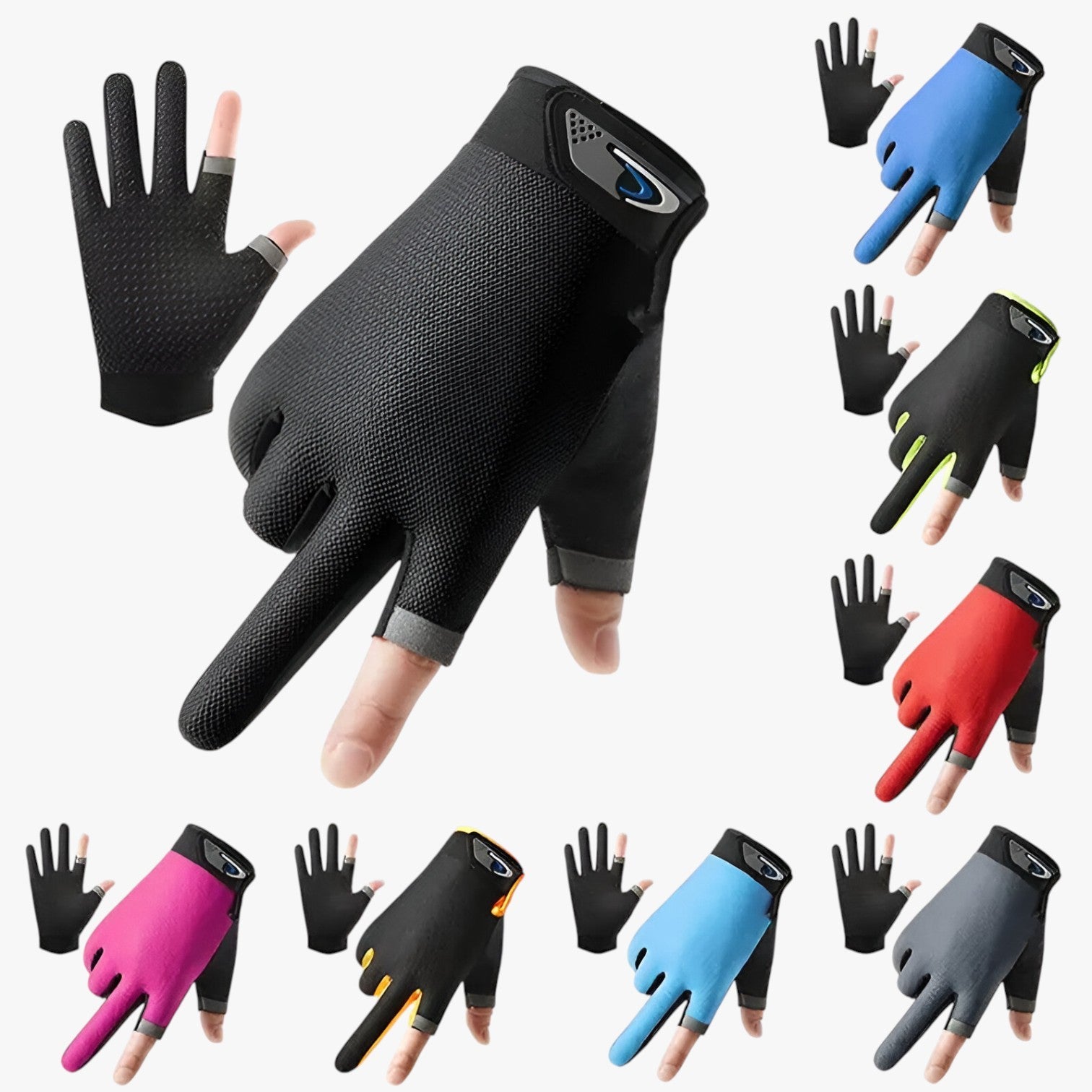 Lenard | Guanti antiscivolo con dita per il taglio per presa e comfort - - gloves mens accessory - Concept Palermo