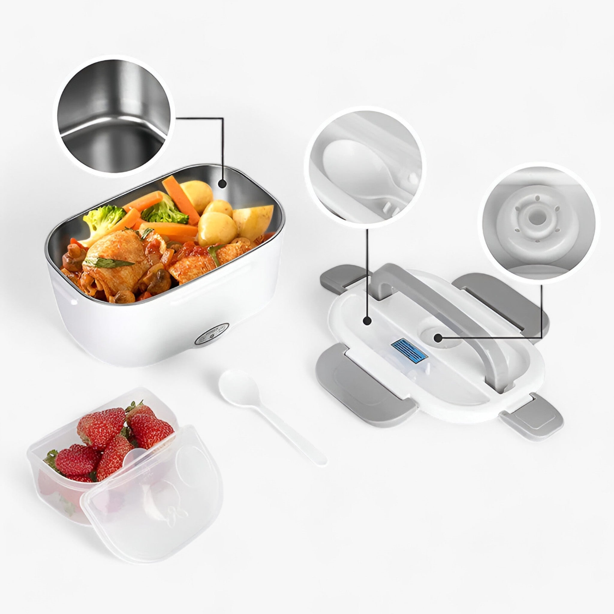 FreshHeat | Lunch Box Elettrica - Scaldavivande Portatile per Ufficio e Scuola - - lunch box - Concept Palermo