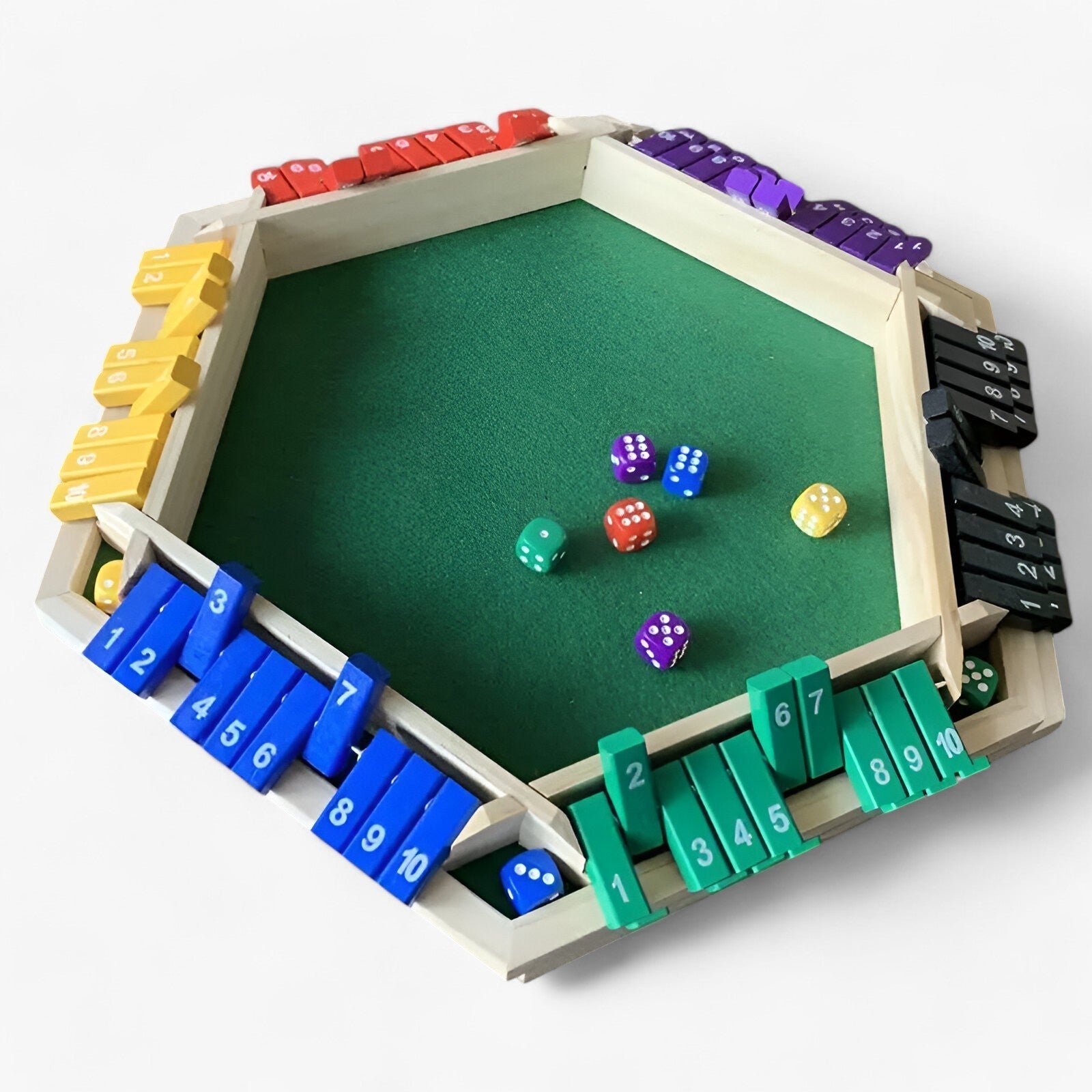 Gioco Strategico Divertente | Shut The Box - Verde - board game kids toys toys & gifts - Concept Palermo