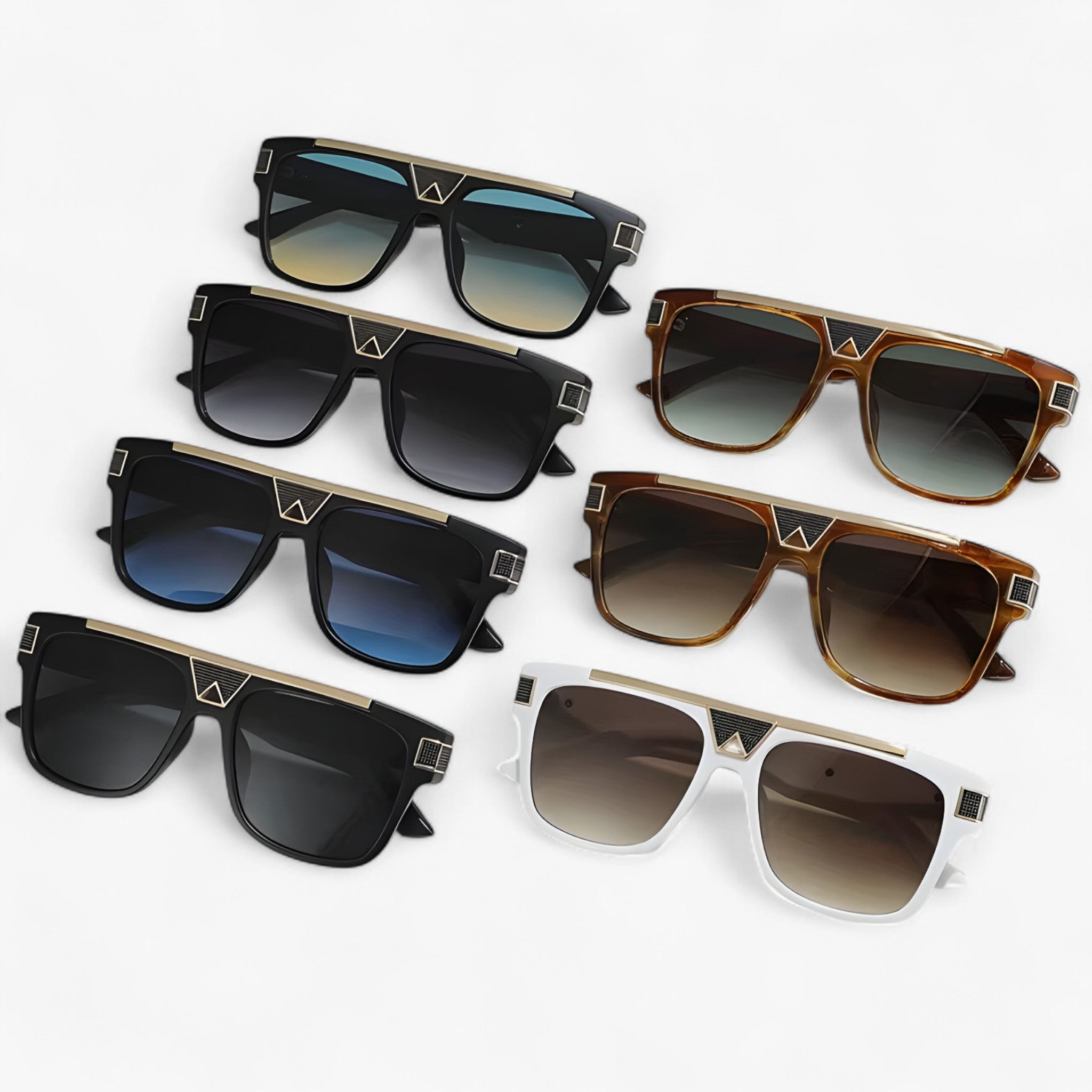 Samuel | Occhiali da sole vintage con montatura pilota - - Fashion Sunglasses men sunglasses polarized mens sunglasses Polarized man sunglasses polarized sunglasses women Sunglasses sunglasses polarized men - Concept Palermo
