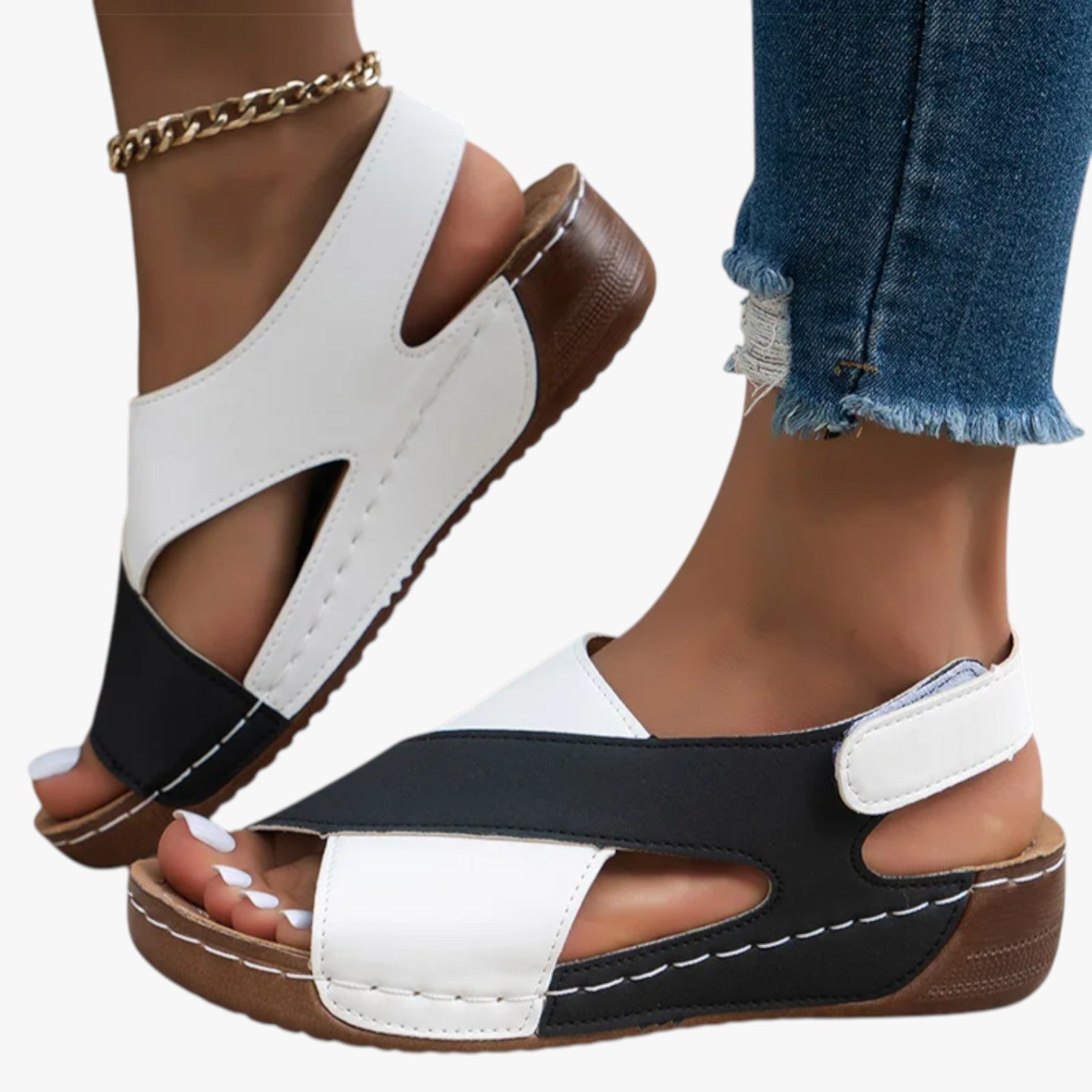 Rachelle | Comodità estiva con stile - Sandali con zeppa morbidi e leggeri - - breathable sandals casual sandals fashion sandals womens sandal - Concept Palermo
