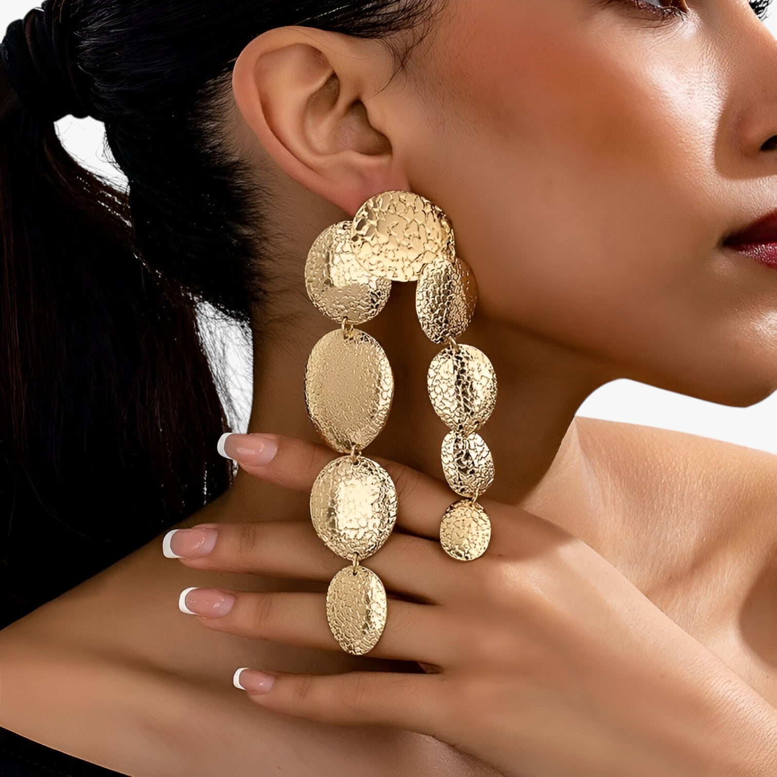 Eloise | Eleganti orecchini lunghi geometrici da donna - 1 - EARRINGS Earrings for Women Girls New Fashion Earrings womens earring - Concept Palermo