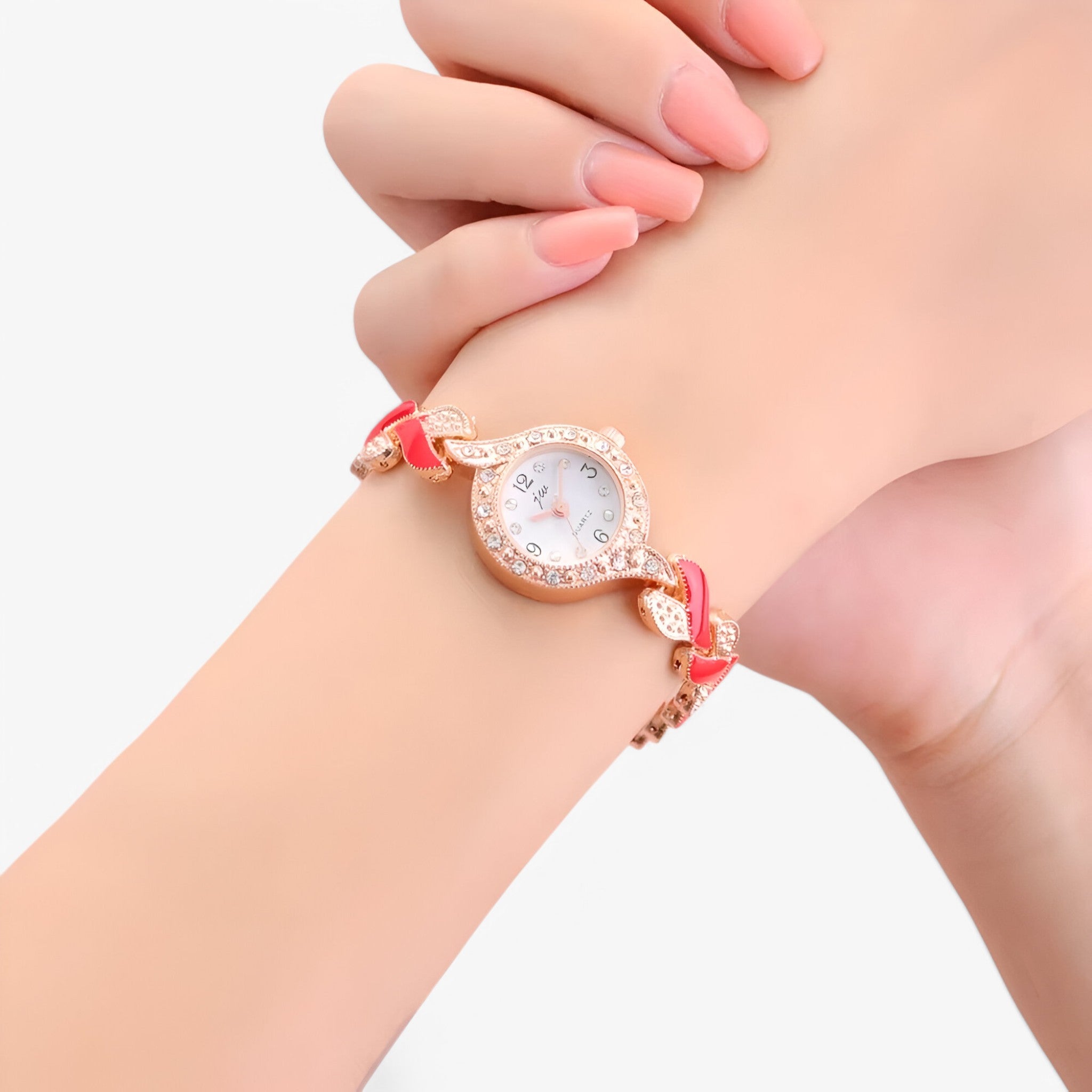 Junifer | Orologio da donna in acciaio con strass e movimento al quarzo - - - Concept Palermo