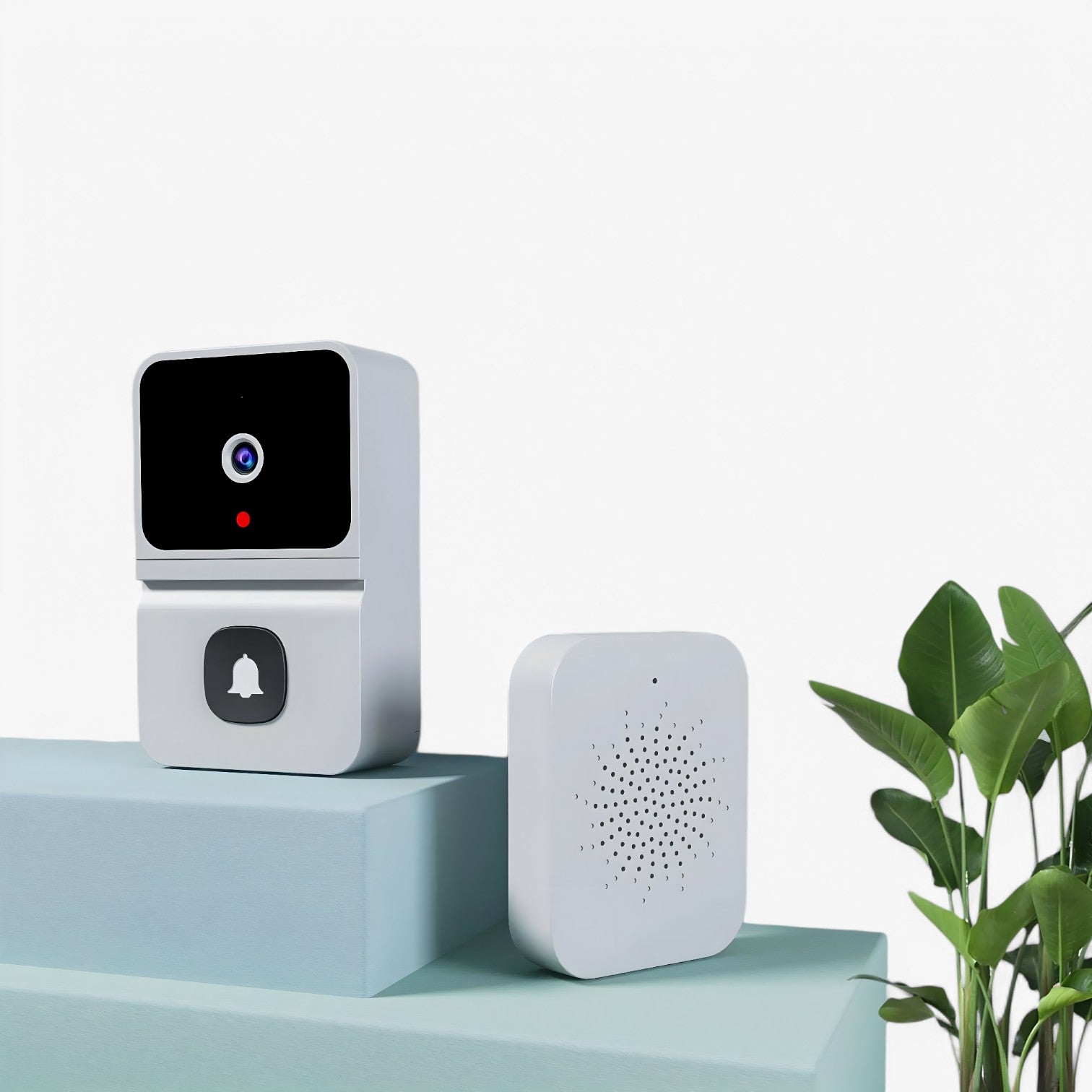 Dalton | Campanello Video WiFi Intelligente con Intercomunicatore Bidirezionale - Bianco - camera gadget - Concept Palermo