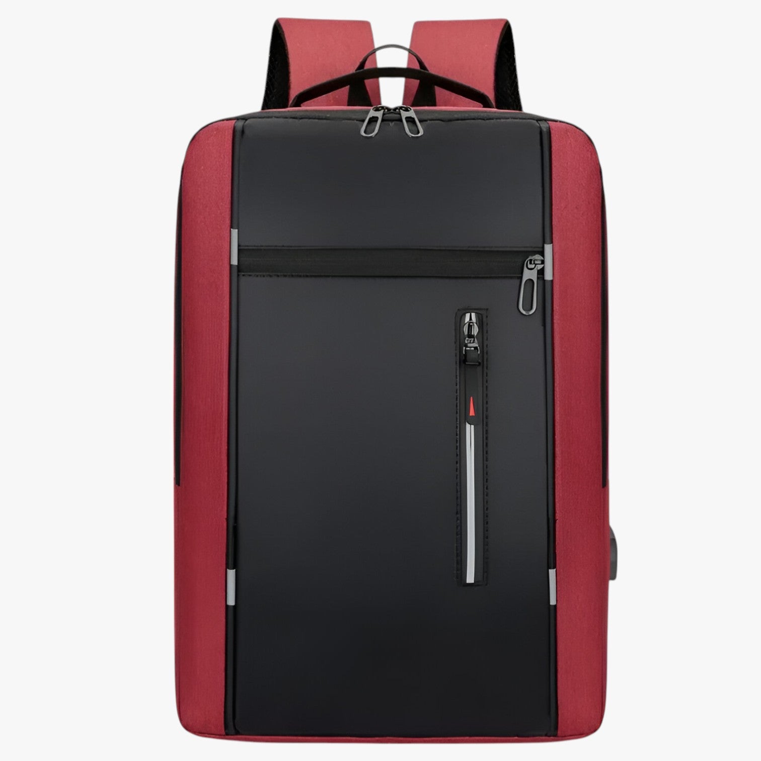 Gavin | Zaino Impermeabile Uomo con USB – 15,6" Laptop - Rosso francia - Bags mens bag - Concept Palermo