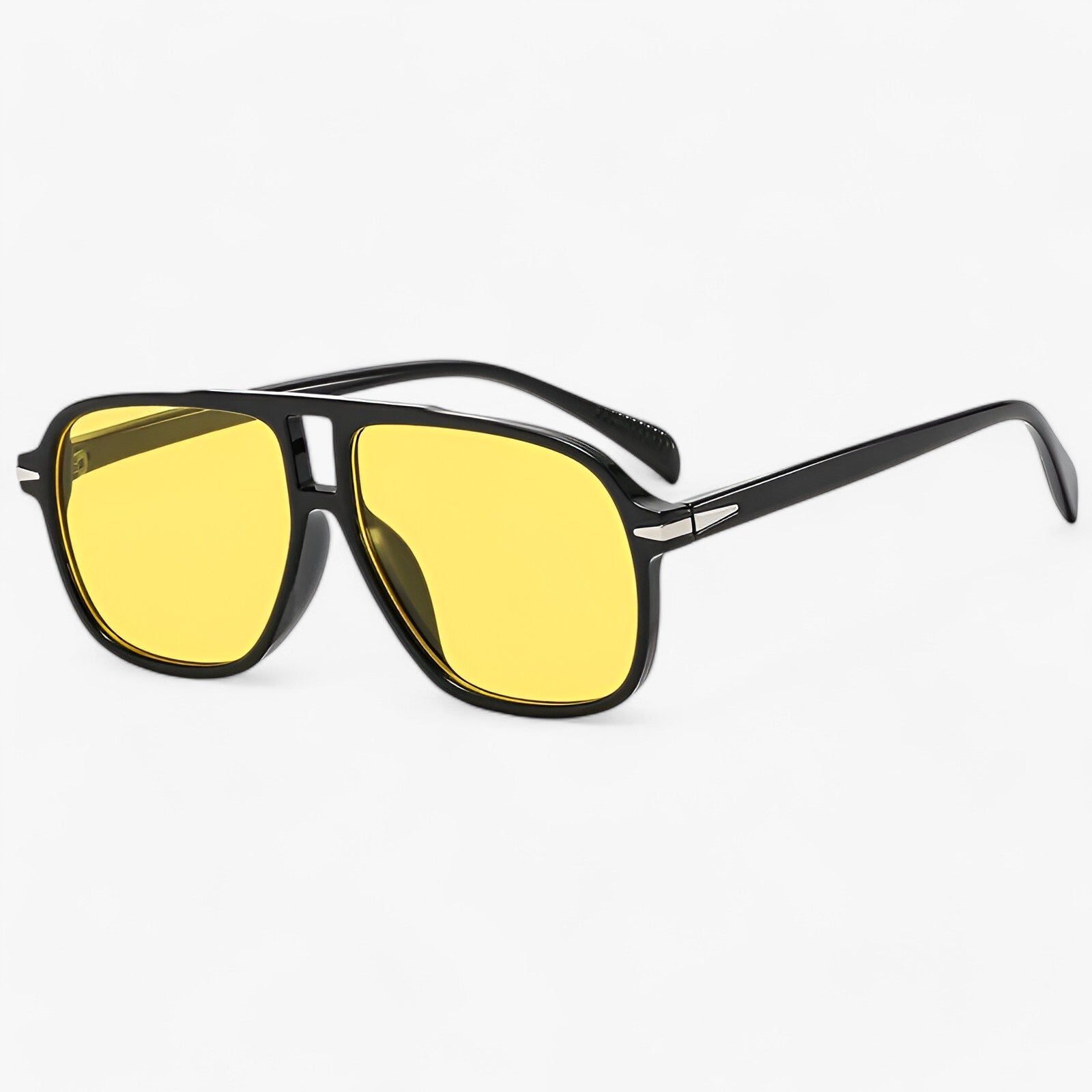 Occhiali da sole Eunice | Aviator - Protezione UV400 di lusso per le donne - Nero Giallo - sun glasses womens sun glasses - Concept Palermo