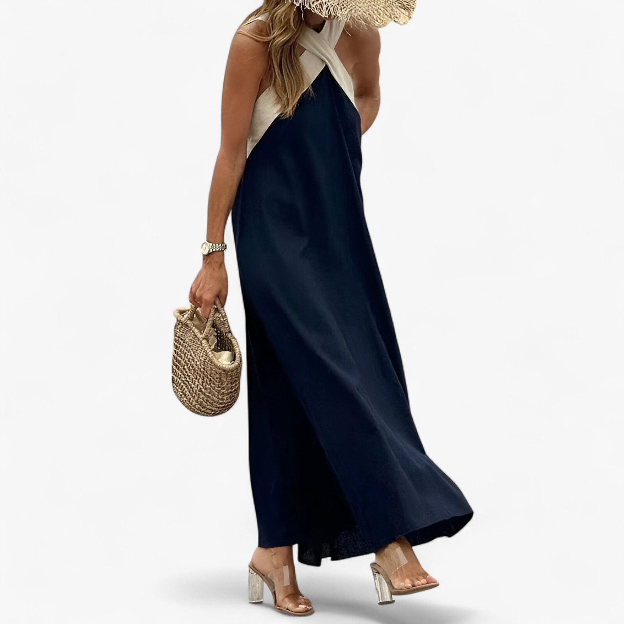 Klara | Abito con scollo all'americana – Elegante e intramontabile - - casual dresses moda mujer ropa spring summer - Concept Palermo