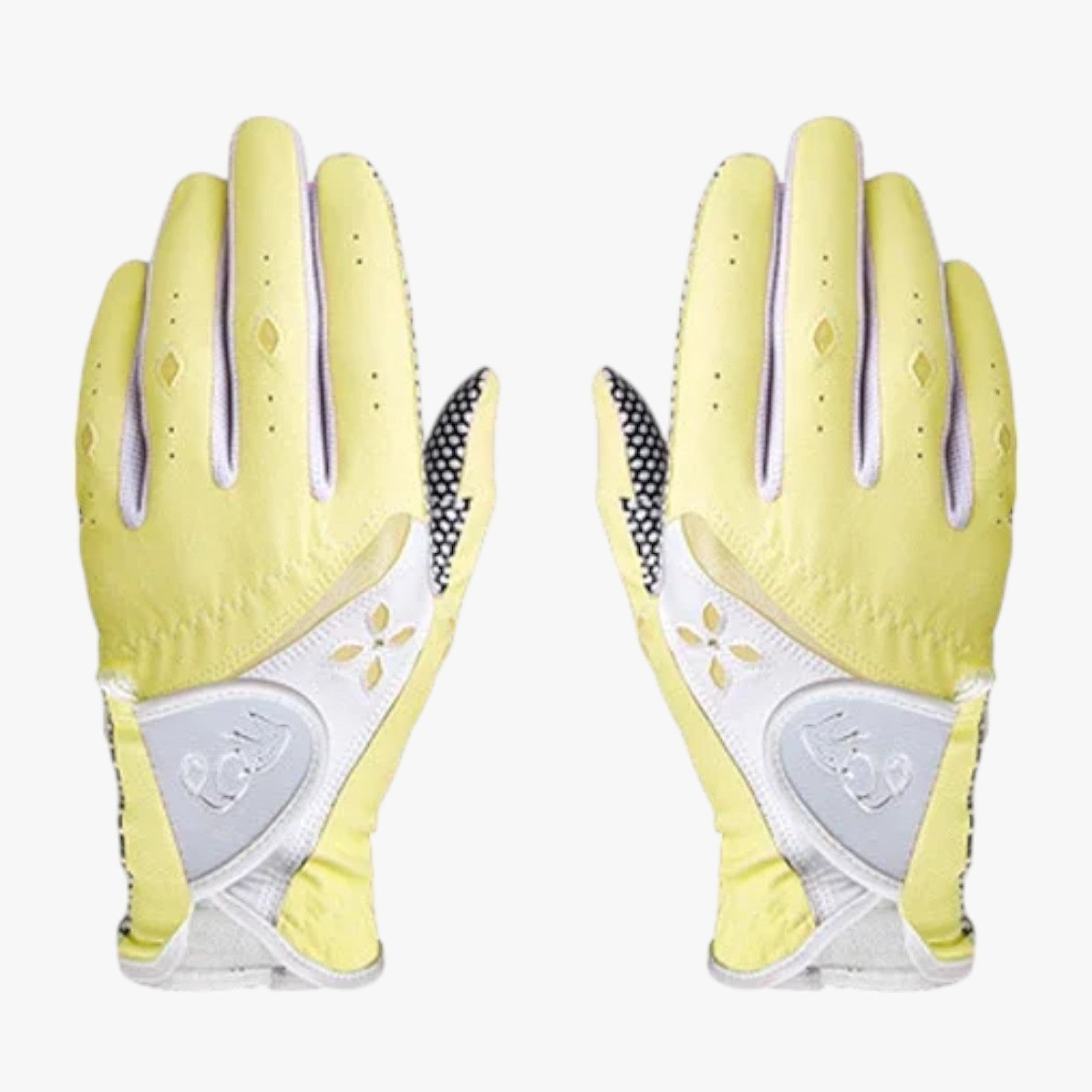 Gwen | PGM Guanti da Golf Donna Antiscivolo in Pelle PU Traspirante - giallo - gloves - Concept Palermo