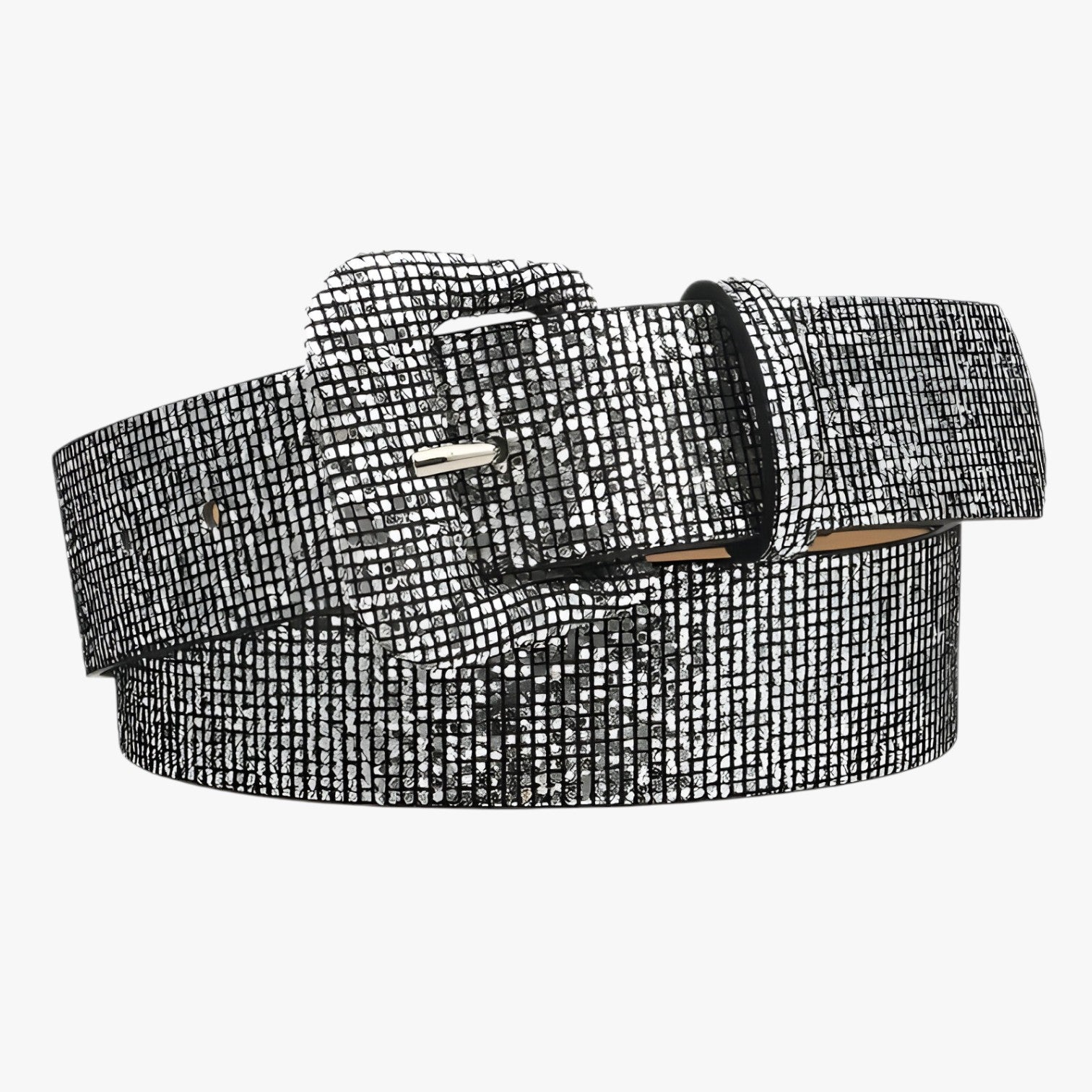 Zoe | Cintura Brillante con Paillettes per Jeans e Cappotti - Grigio - Belts belts for woman waist belt for women women belts Womens belt - Concept Palermo