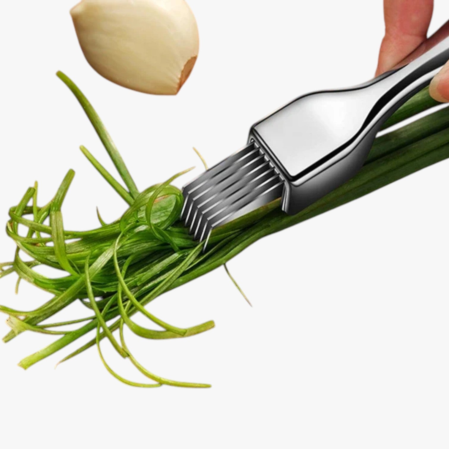 Zaiden | Tagliapuntine Multifunzione 2025 Inox, Affetta Cipolle & Tritaghiaccio in Uno! - - Kitchen kitchen gadgets kitchen tools - Concept Palermo