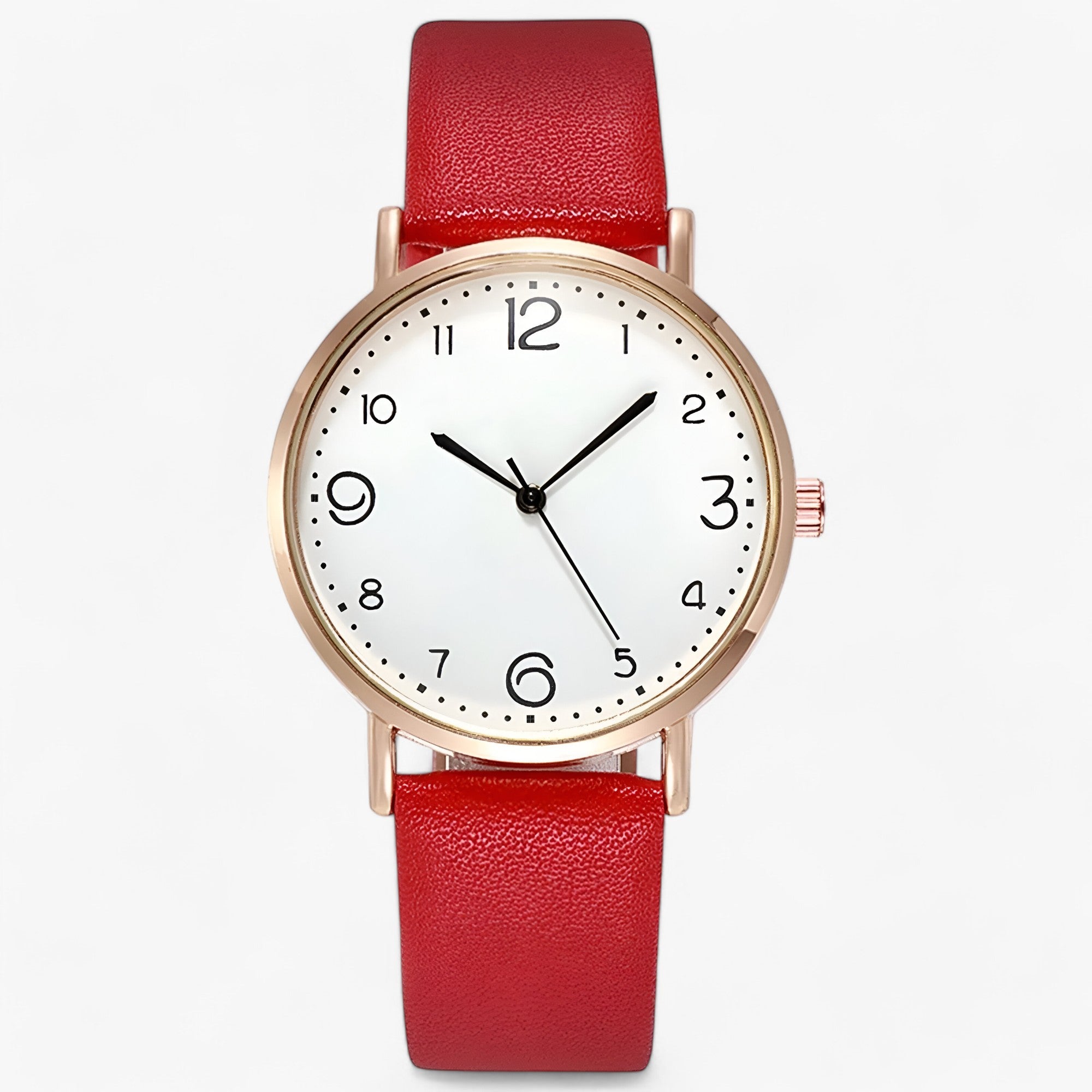 Vera | Elegante Orologio al Quarzo per Donne - Rosso - ladies watch watch for women womens watch - Concept Palermo