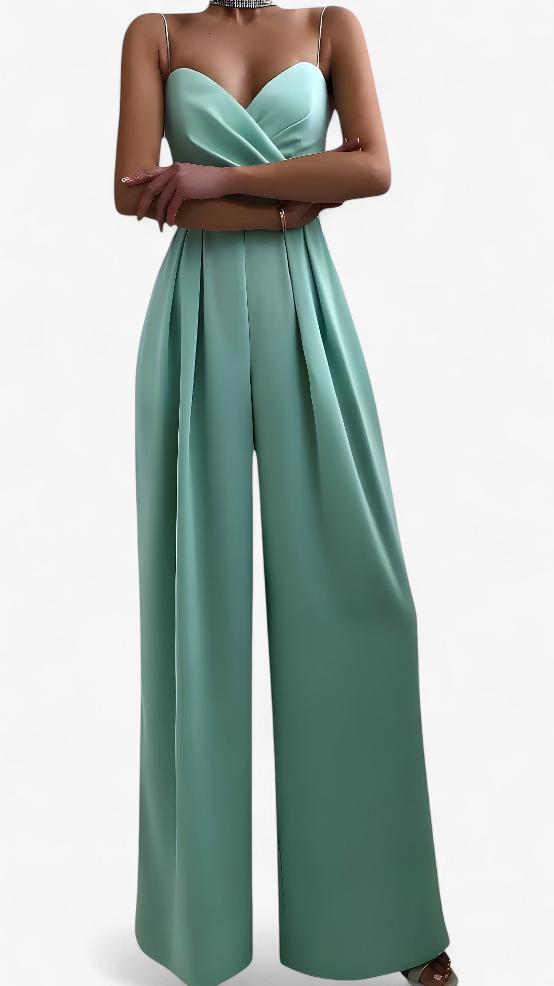 Lillian | Tuta Elegante con Spalline Sottili e Pantaloni a Palazzo - - 12/28/2024 Summer/Jumpsuit - Concept Palermo