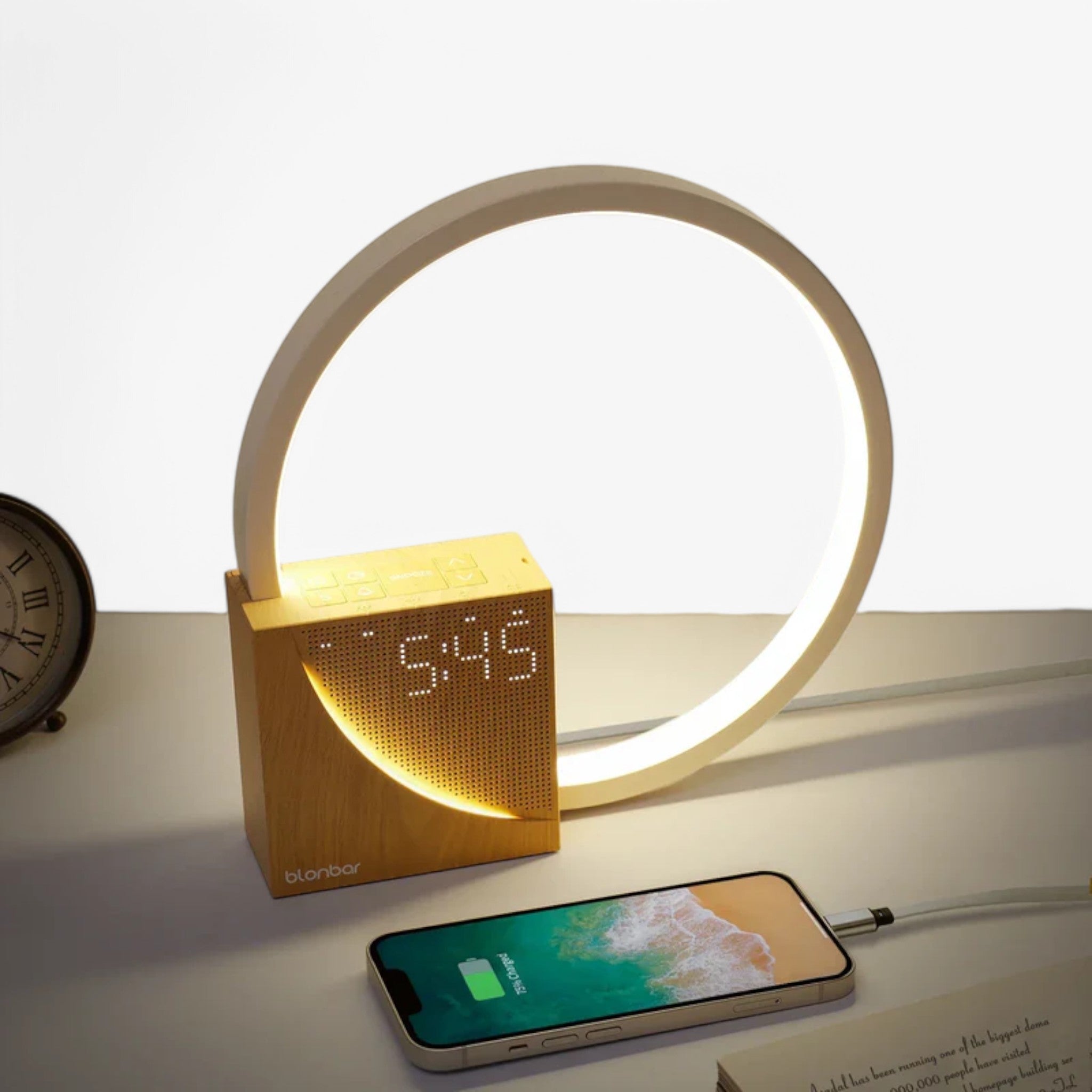 Luma | Lampada Touch Elegante con Porta di Ricarica USB da 10W - - - Concept Palermo