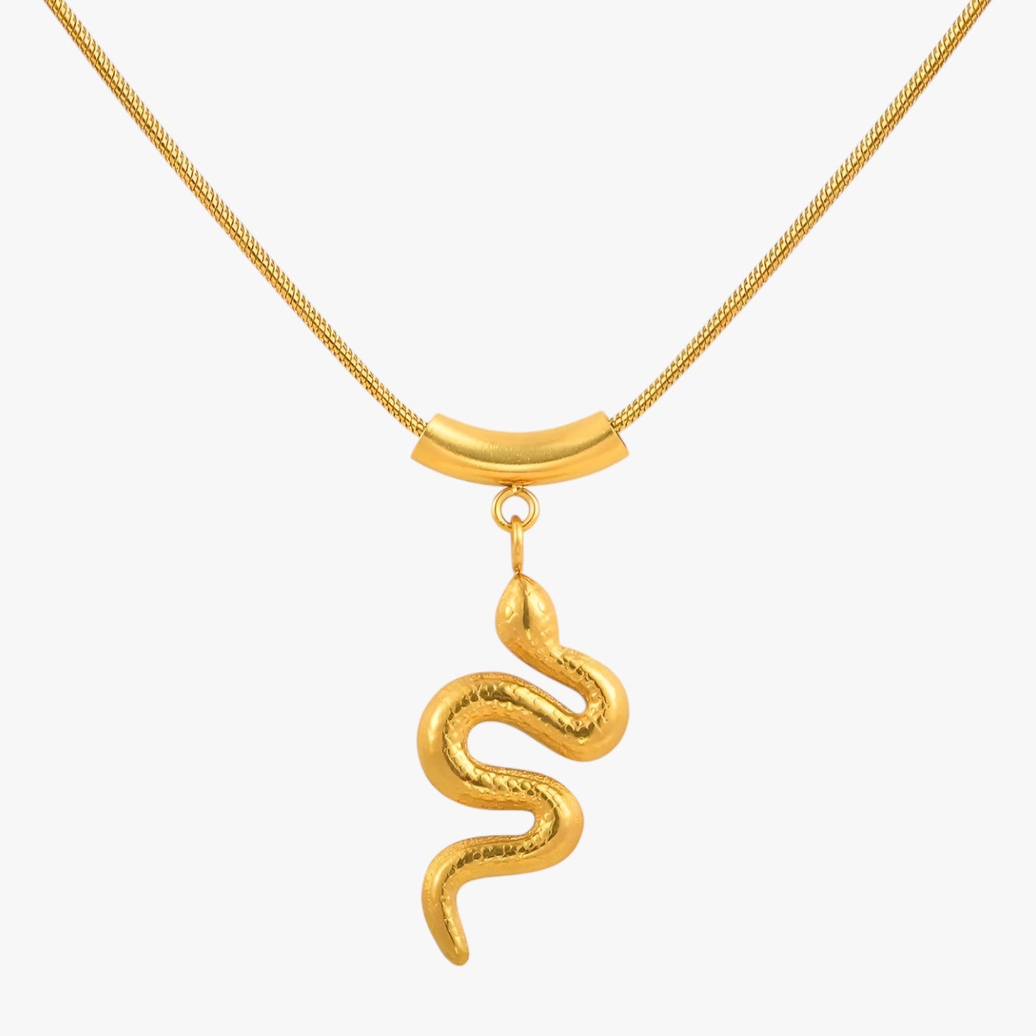 Zuri | Collana serpente dorata vintage - NC-2138G - elegant womens necklaces necklace NECKLACES Necklaces for Women - Concept Palermo