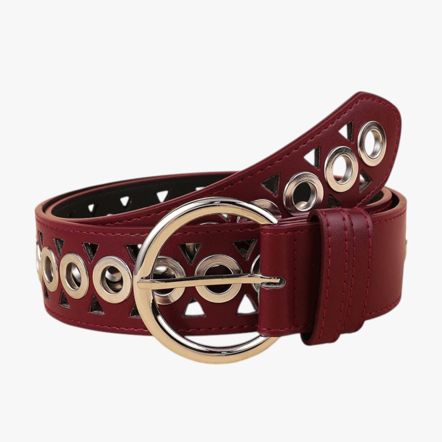 Emelia | Fascia vita punk in pelle Y2K con fibbia a spillo - - Belts waist belt for women Womens belt - Concept Palermo