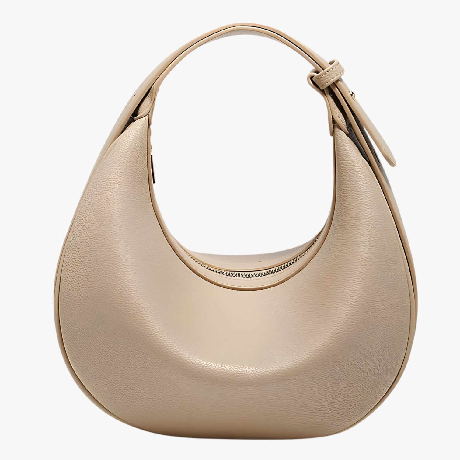 Sienna | Borsa a Mezza Luna Elegante Donna - khaki - bag Bags handbags women bags Women's handbags - Concept Palermo