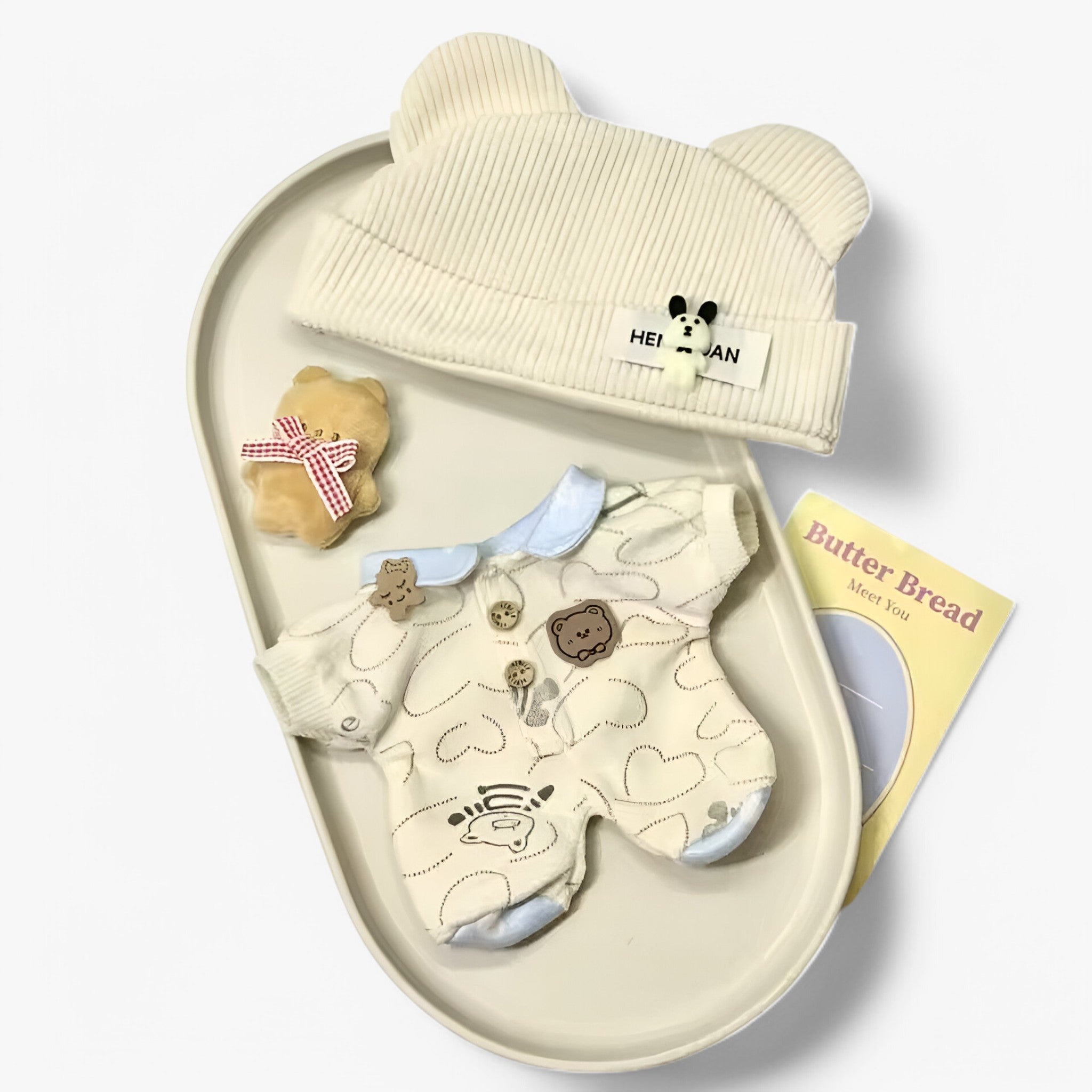 Bonnie | Carino orso di burro coniglio Set di abbigliamento (20 cm) - 04-2pcs - - Concept Palermo