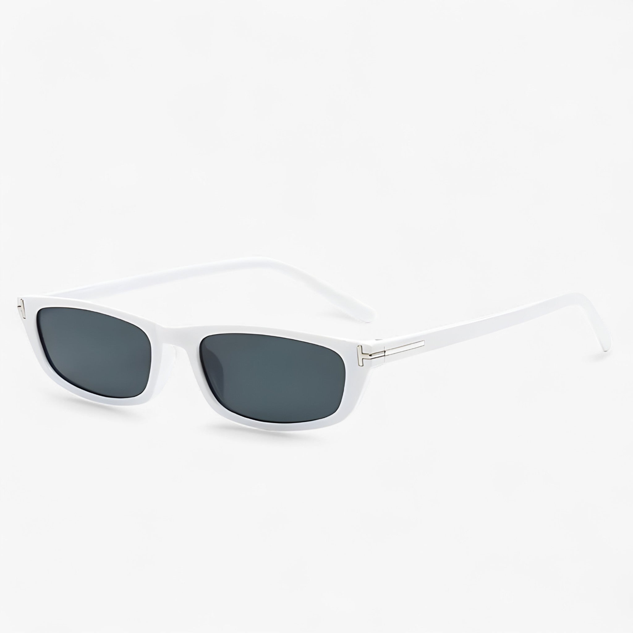 Inigo | Occhiali da sole rettangolari in stile europeo-americano - Bianco Grigio - Fashion Sunglasses men sunglasses polarized mens sunglasses Polarized man sunglasses Sunglasses sunglasses polarized men - Concept Palermo