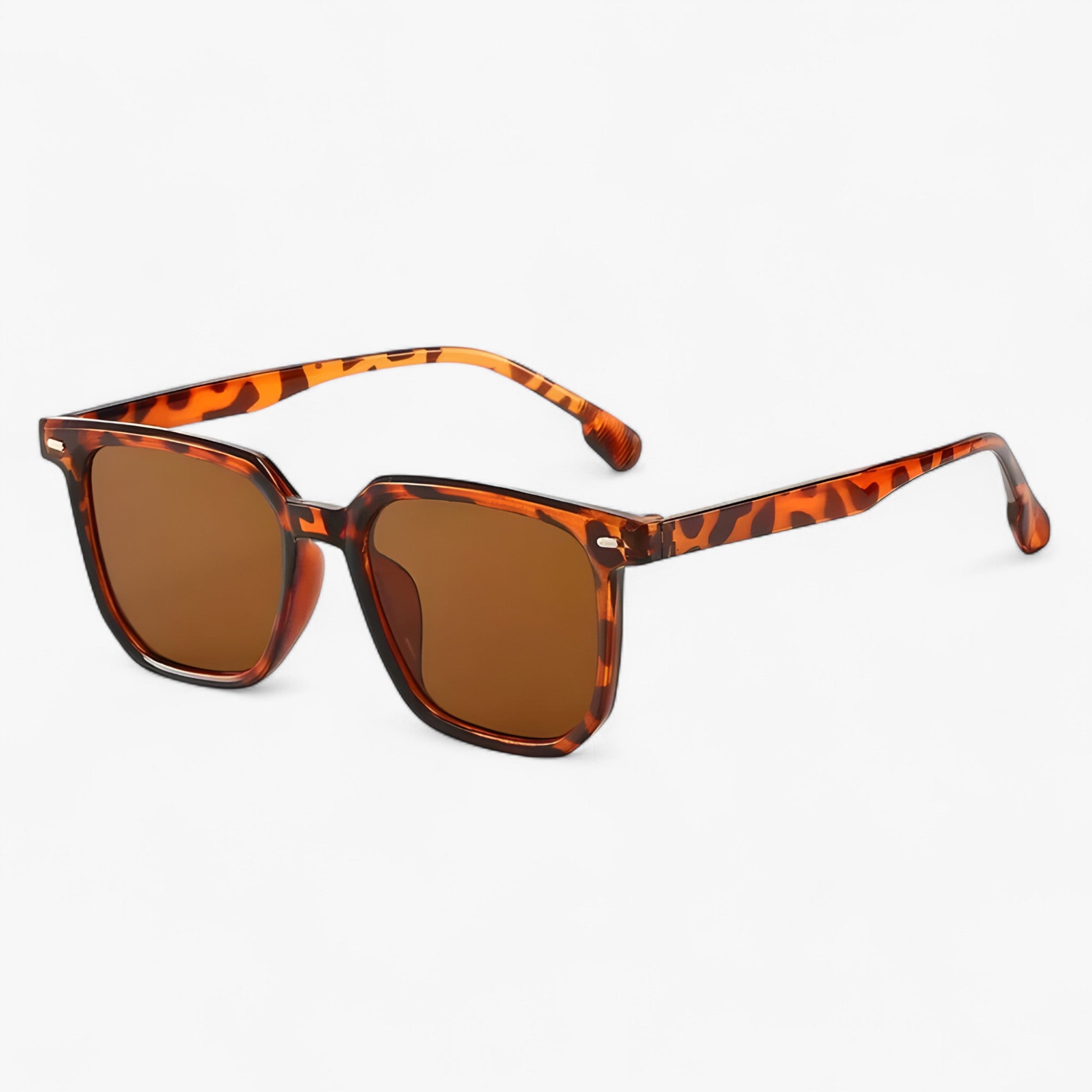 Felix | Occhiali da sole quadrati vintage unisex stile retrò - Tè Leopardo As Picture - Fashion Sunglasses men sunglasses polarized mens sunglasses Polarized man sunglasses Sunglasses sunglasses polarized men - Concept Palermo