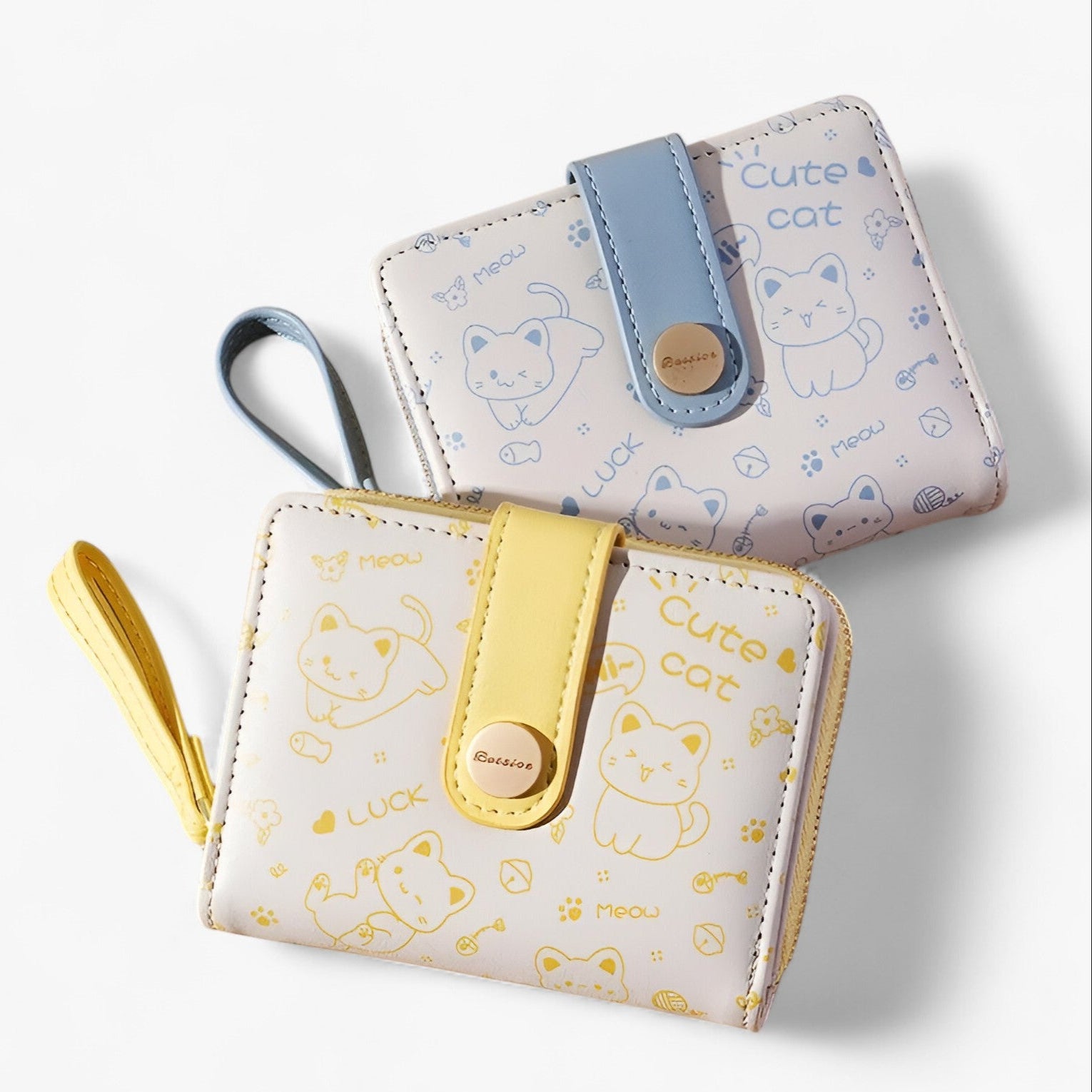 Cassandra | Portafoglio Donna con Gattine - Compatto e Multifunzionale - - wallet womens wallet - Concept Palermo