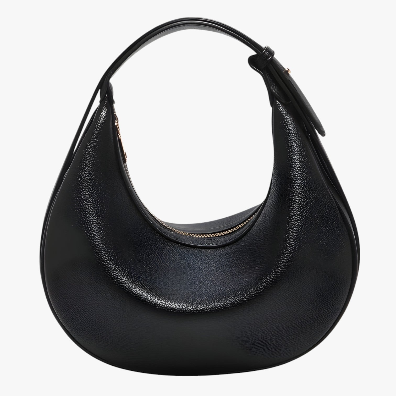 Sienna | Borsa a Mezza Luna Elegante Donna - nero - bag Bags handbags women bags Women's handbags - Concept Palermo