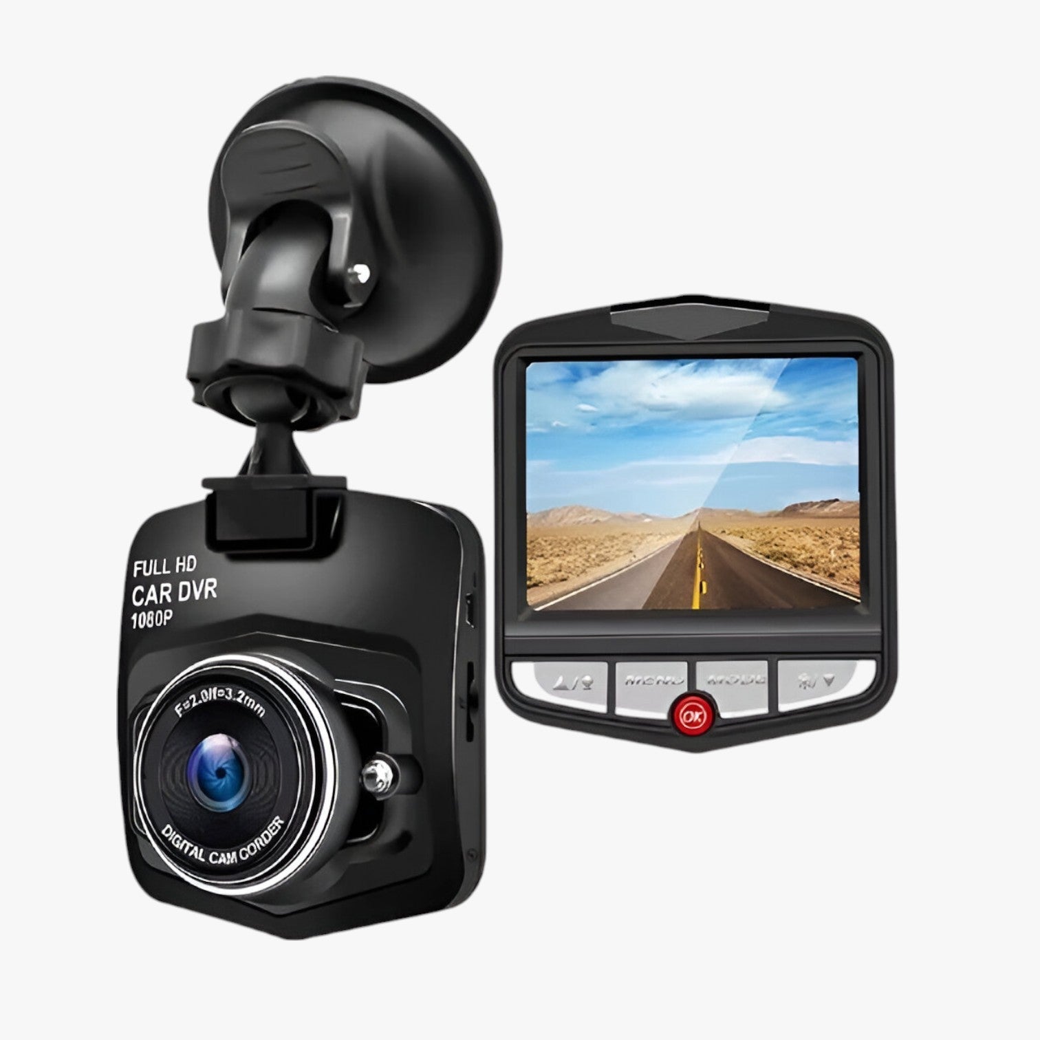 Axel | Dashcam 1080P HD con visione notturna e registrazione in loop - - camera car accessory gadget - Concept Palermo