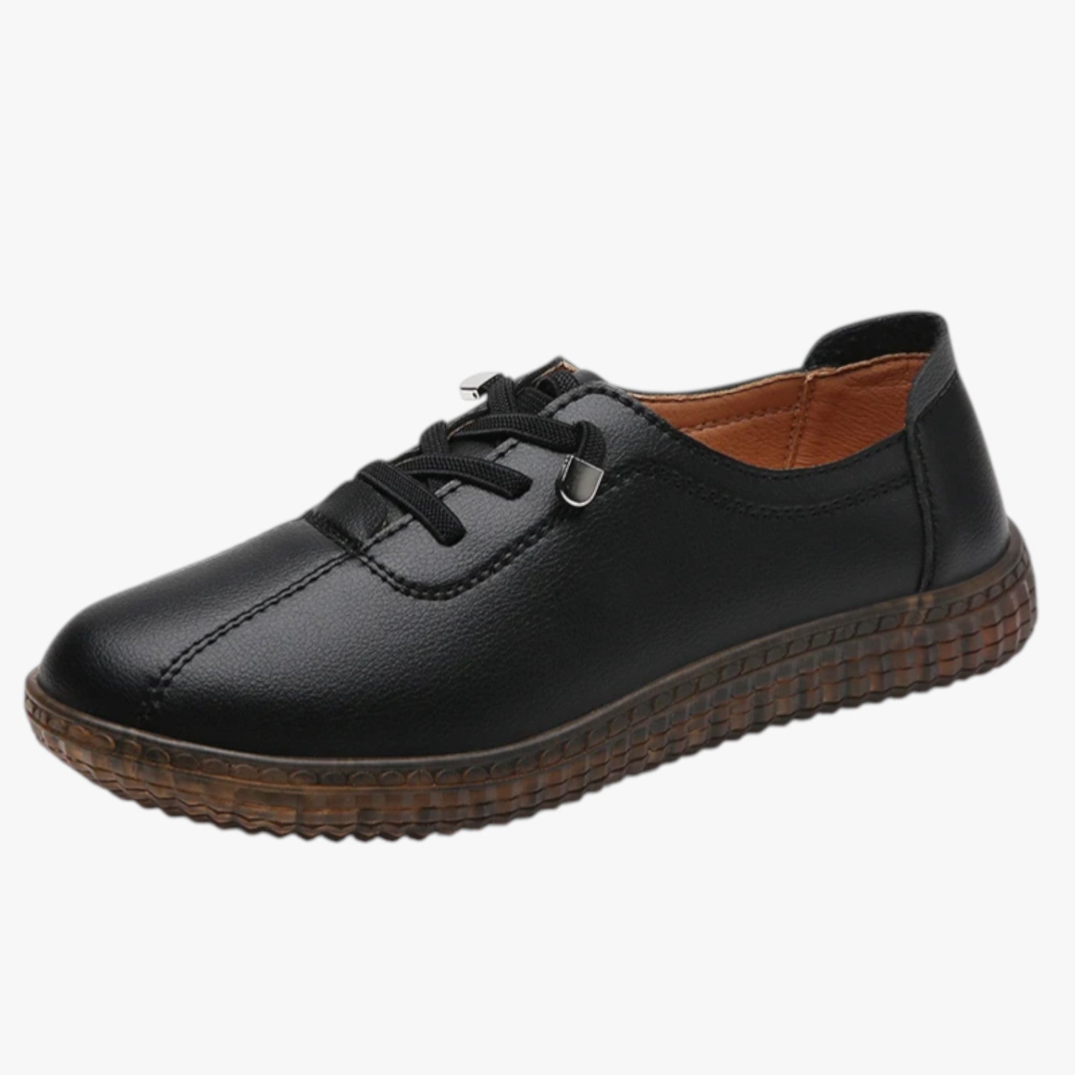 Alena | Sneakers in vera pelle: morbide, traspiranti e perfette per l'estate - Nero - shoes Shoes women womens shoes - Concept Palermo