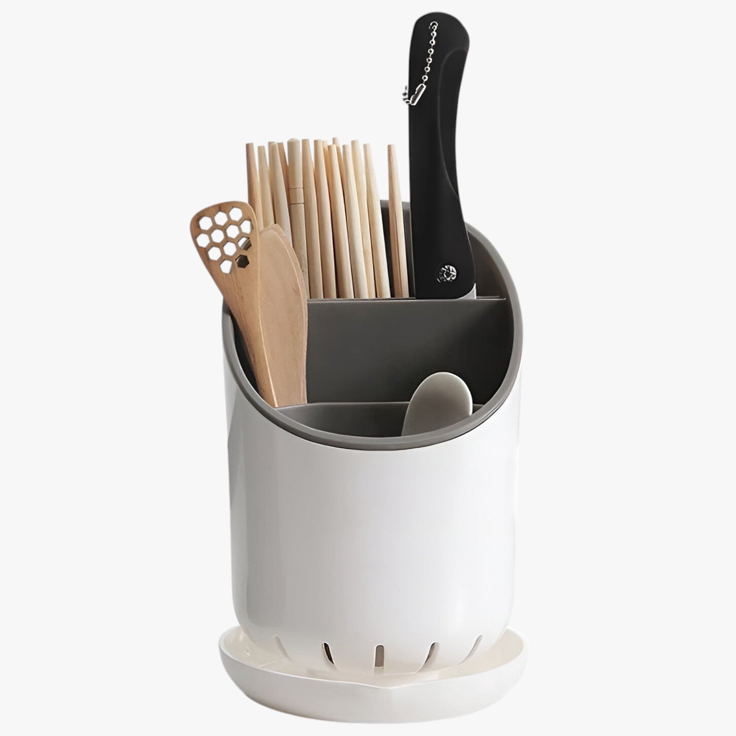 Taytum | Organizer multifunzione per utensili da cucina - bianco 1pz - Kitchen kitchen organizer - Concept Palermo