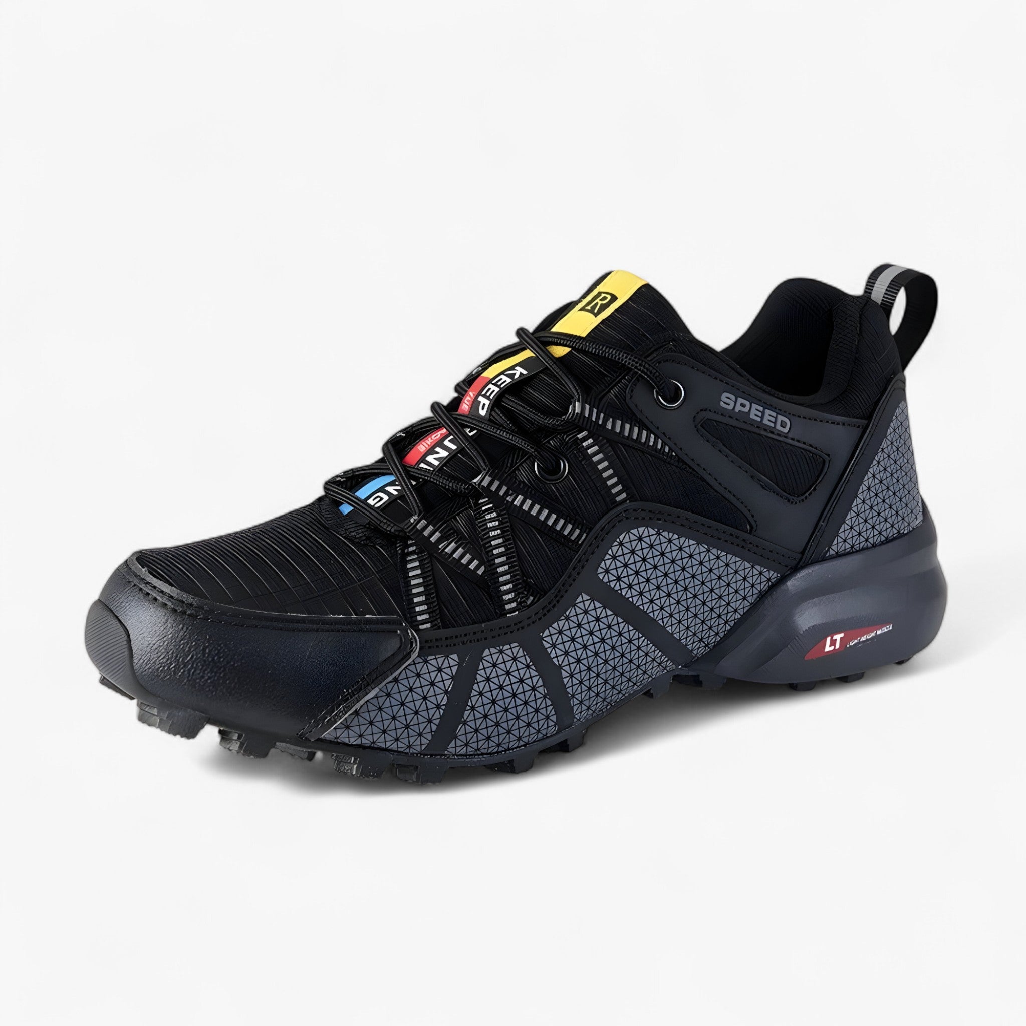 Scarpe da trekking impermeabili da uomo con suola antiscivolo - Nero - hiking shoes Men's Shoes shoes - Concept Palermo