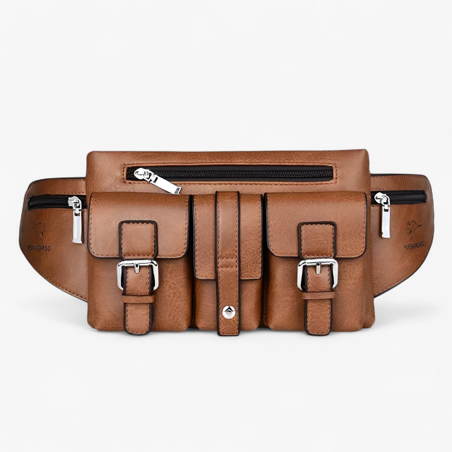 Darwin | Marsupio in pelle da uomo - Comodo, sicuro e perfetto - marrone - bag Bags Leather Bag mens bag - Concept Palermo