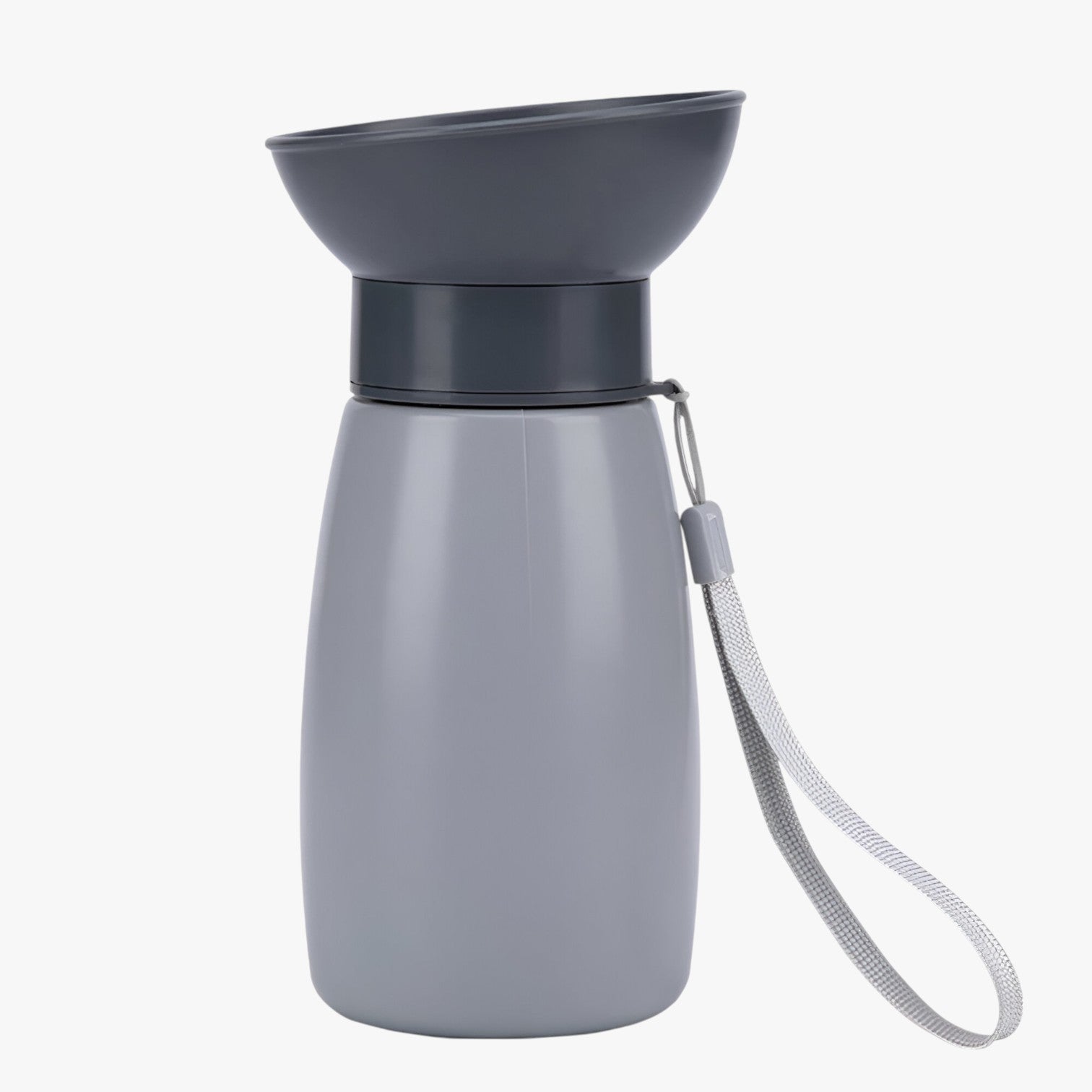 Theo | Borraccia Portatile per Cani e Gatti Dispenser d’Acqua da Esterno - Grigio 600ml - pet PET SUPPLIES petproduct Pets - Concept Palermo