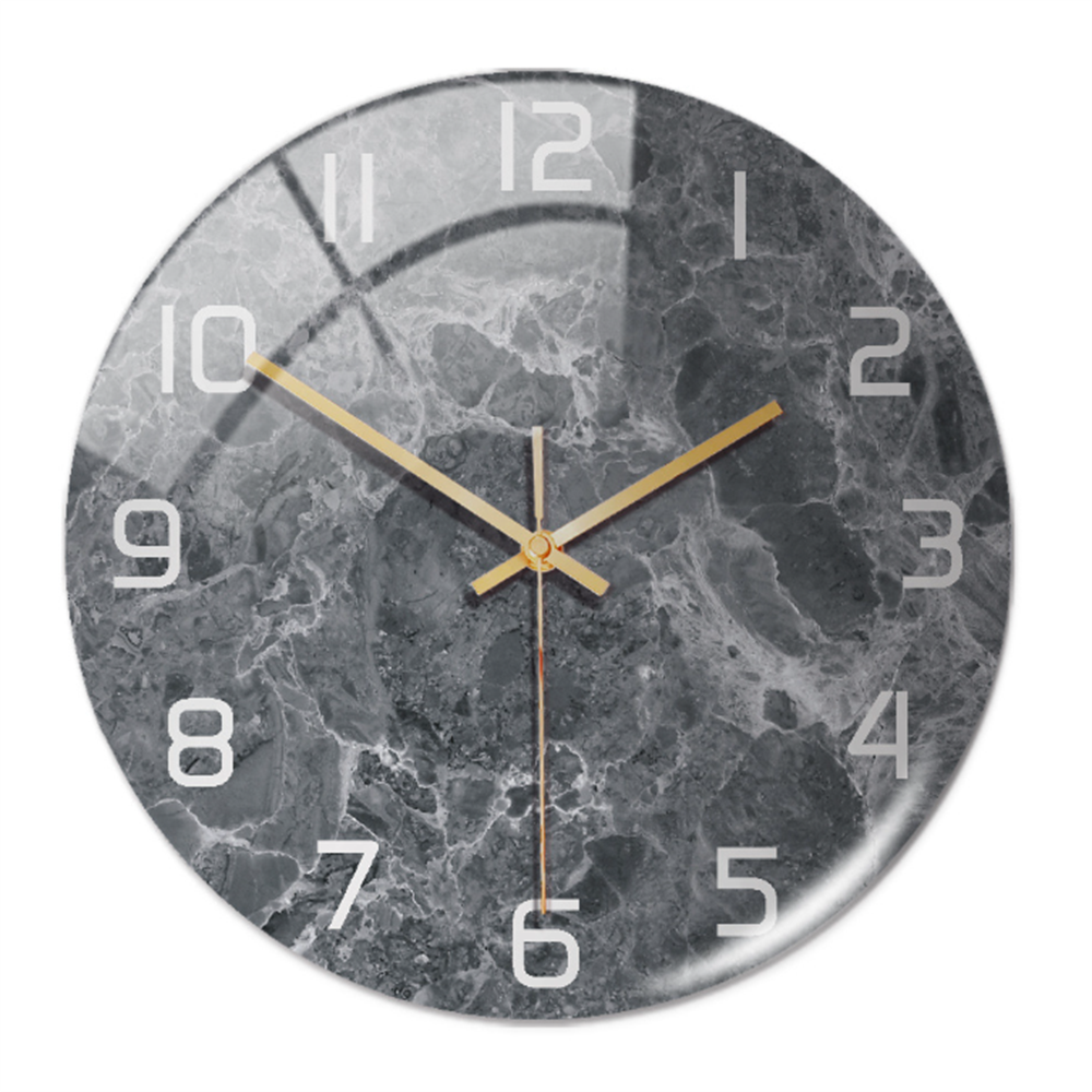 Orologio in marmo senza tempo - Grigio scuro - clocks - Concept Palermo