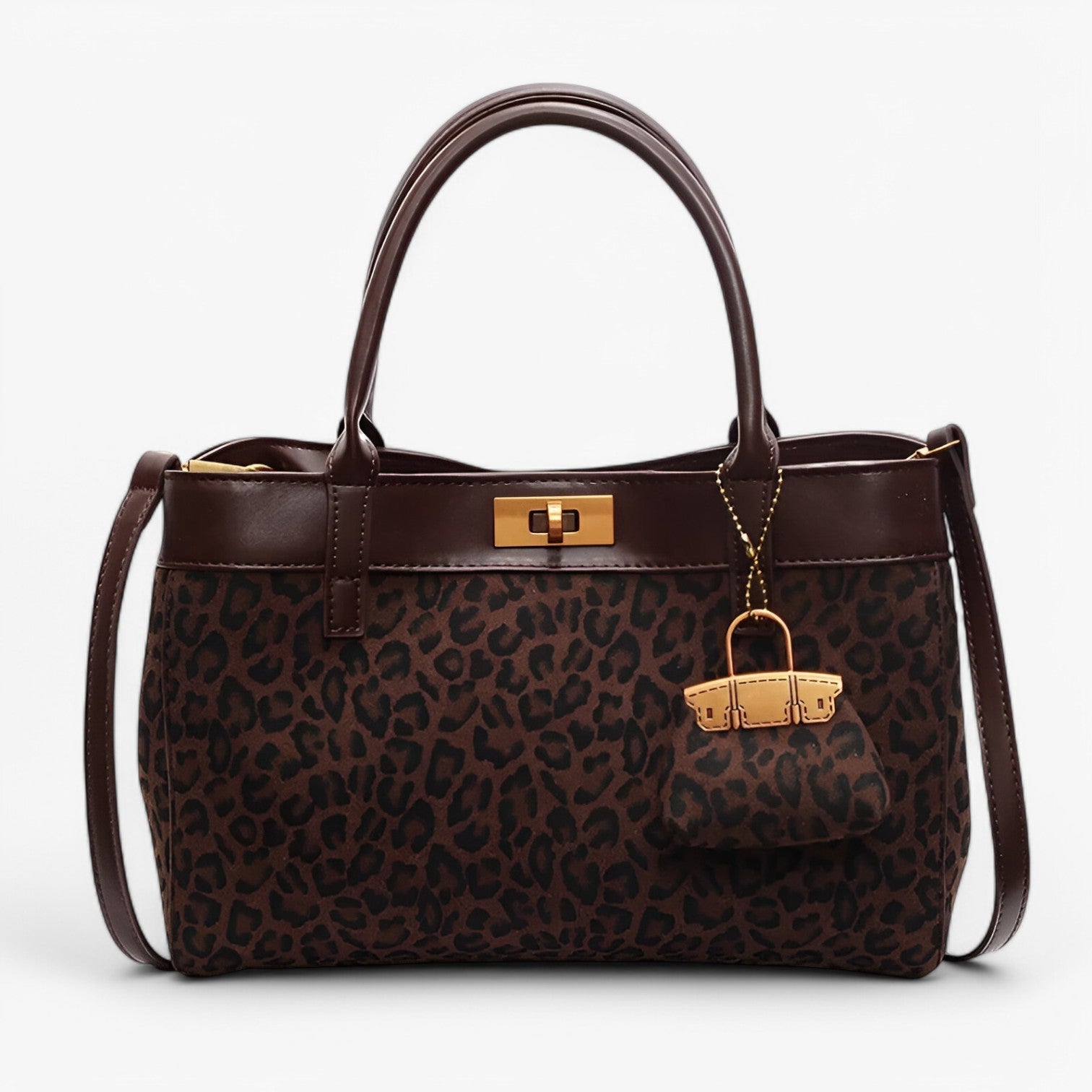 Irina | Tote alla Moda con Stampa Leopardo e Grande Capacità - - handbags Women's handbags - Concept Palermo