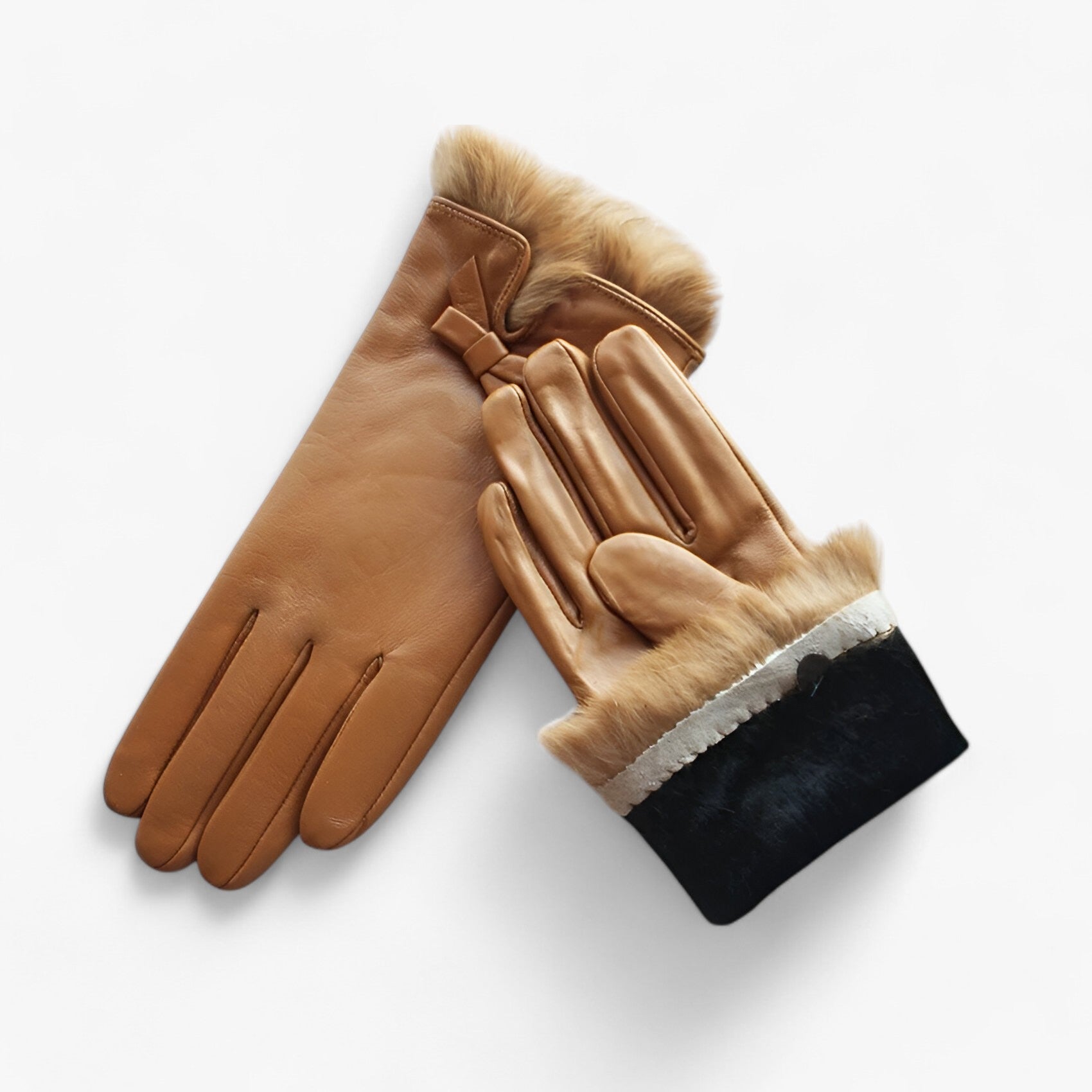 Iris | Guanti in pelle caldi - Comfort e stile - - gloves winter gloves womens fasion - Concept Palermo