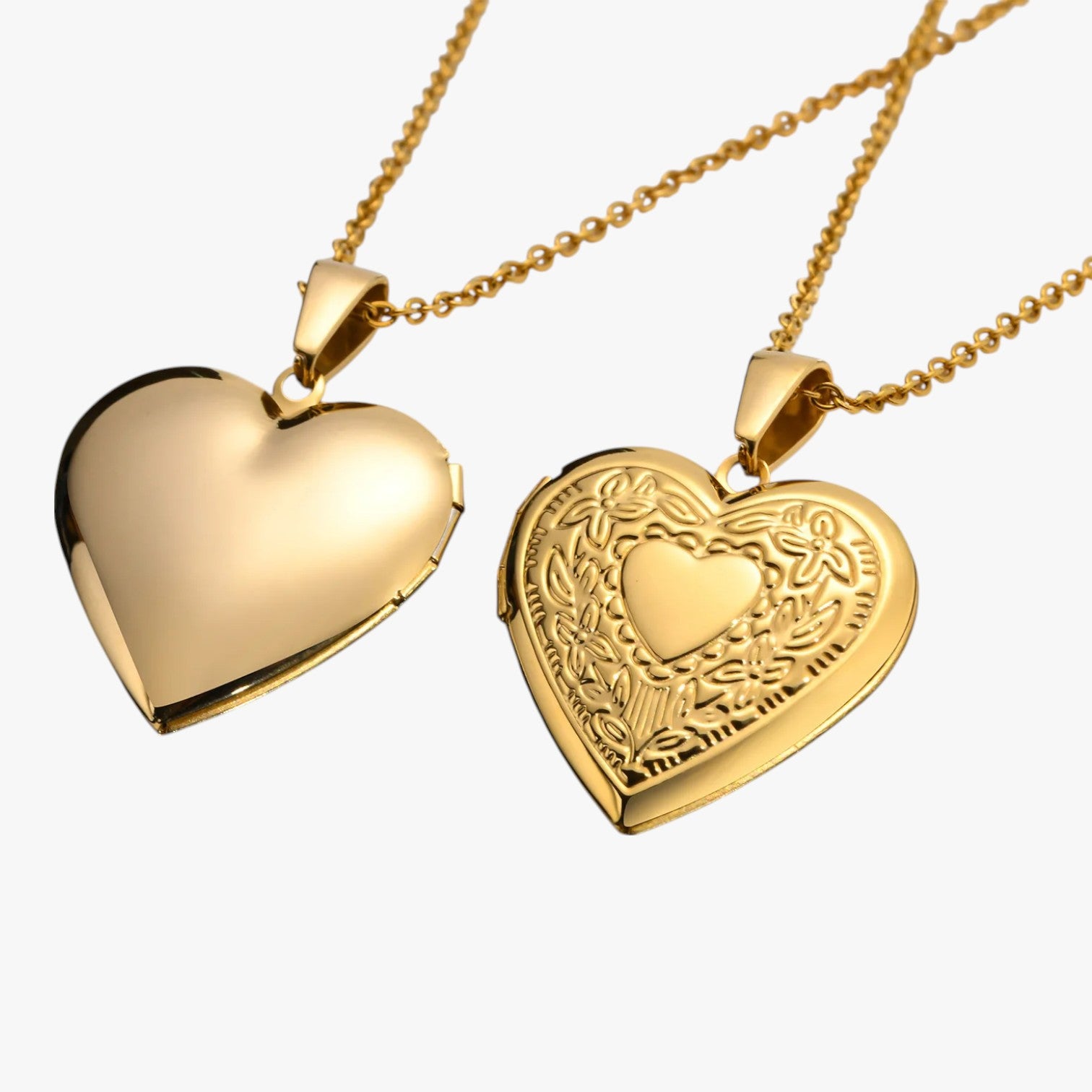 Camille | Collana Cuore con Cornice Foto Personalizzata - - elegant womens necklaces Fashion Necklaces necklace NECKLACES Necklaces for Women - Concept Palermo