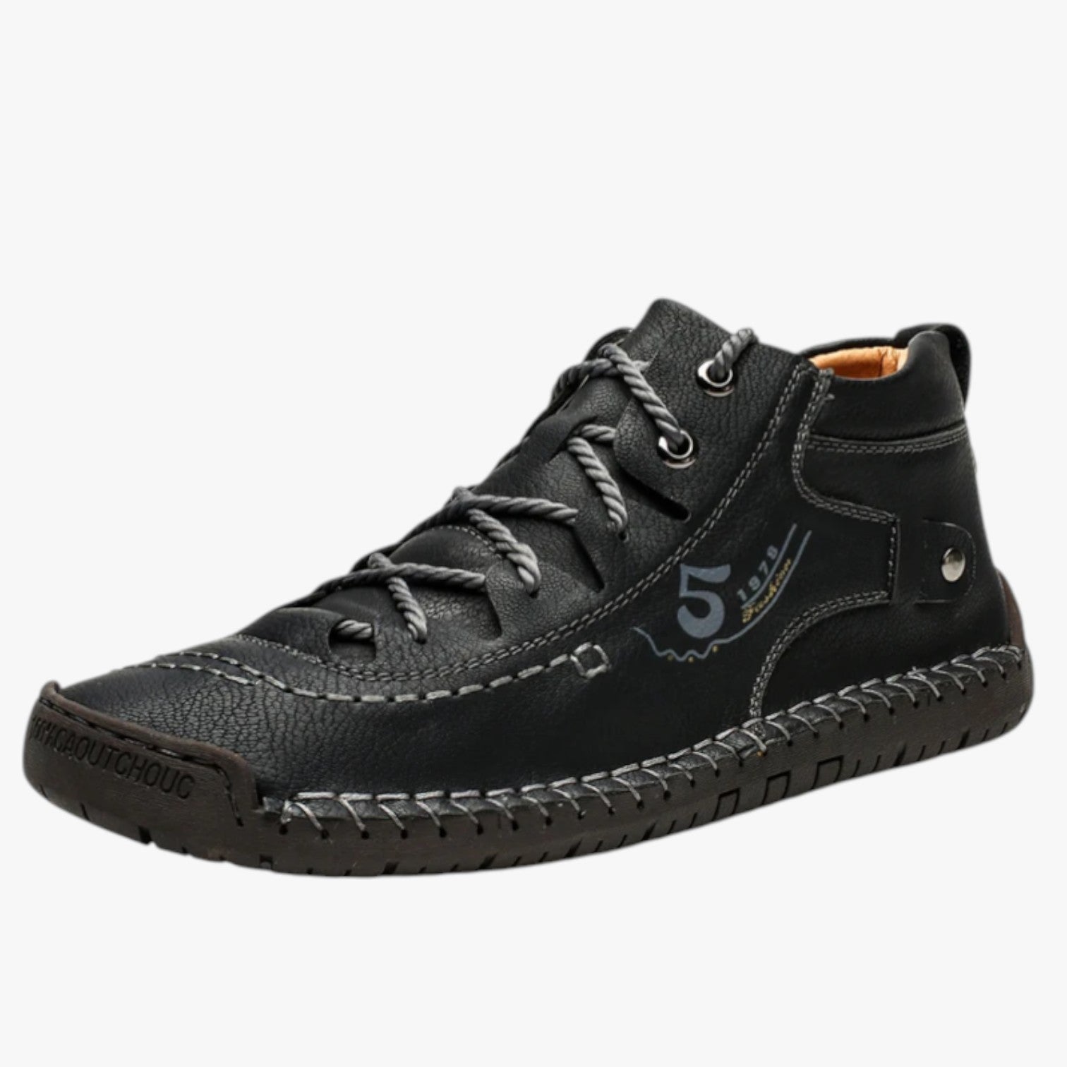 Tanner | Scarpe casual da uomo in pelle cucite a mano: comfort a ogni passo - nero - Boots & Shoes Men's Shoes shoes - Concept Palermo