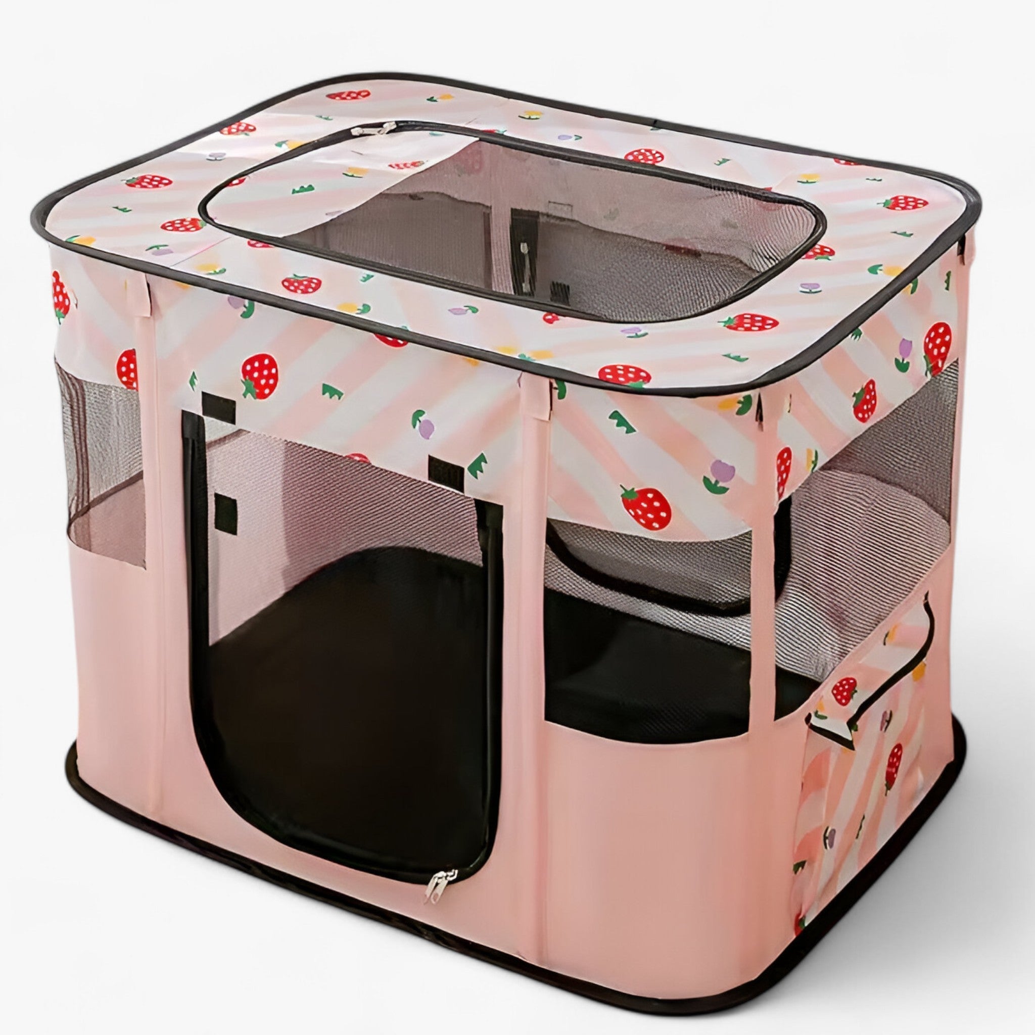 Caro Crate | Box per animali portatile e pieghevole - ROSA - - Concept Palermo