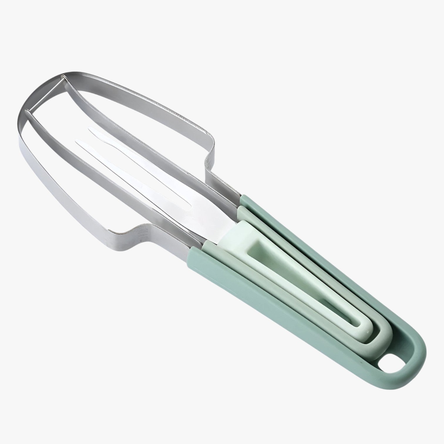 Yukon | 3 in 1 Tagliaverdura di Anguria - Taglia, Raccogli e Servi Senza Problemi - verde chiaro - cucina - Concept Palermo