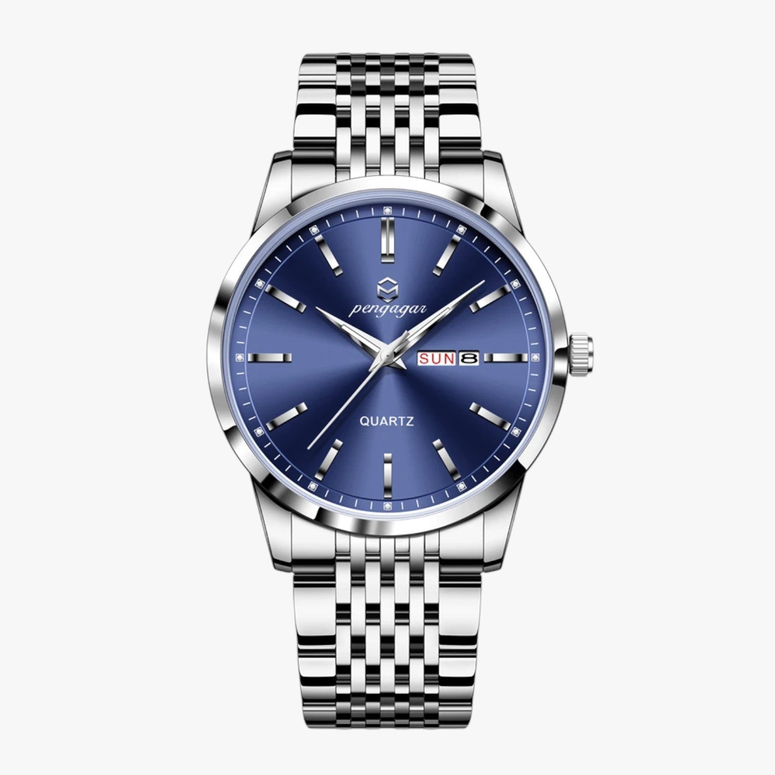 Alonzo | Orologio maschile elegante e impermeabile - Blu Argento - watch watches - Concept Palermo