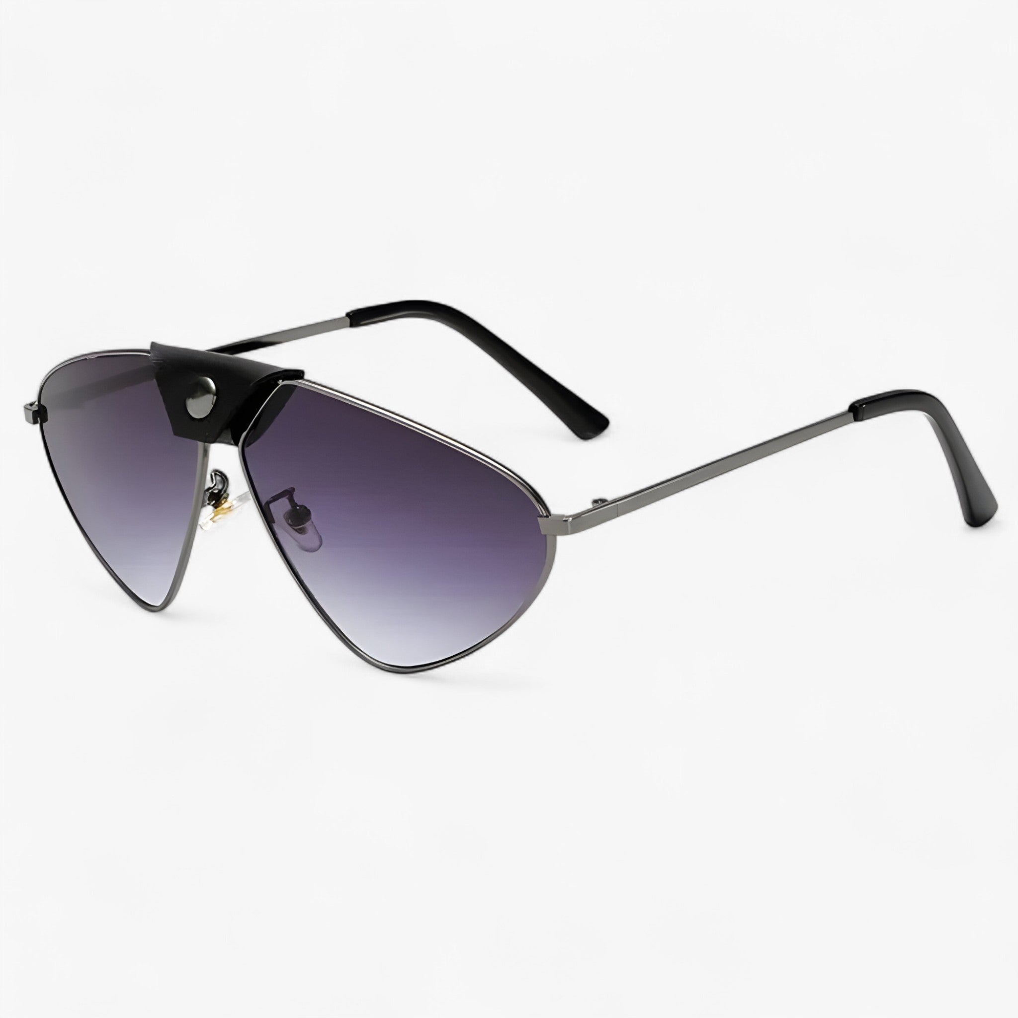 Arlo | Occhiali da sole punk in metallo sfumato UV400 - 01 - Fashion Sunglasses men sunglasses polarized mens sunglasses Polarized man sunglasses Sunglasses sunglasses polarized men - Concept Palermo