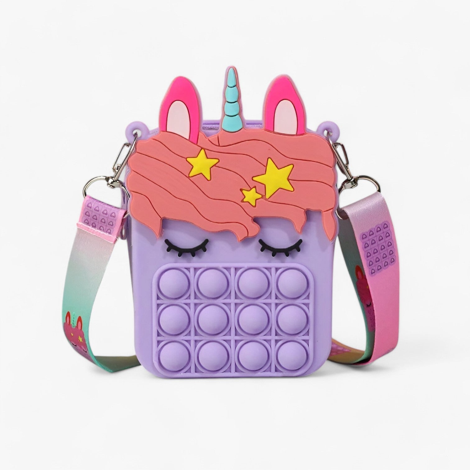 Claudine | Borsa Pop Unicorno – Fidget & Divertente - Viola - toys toys & gifts toys for kids - Concept Palermo