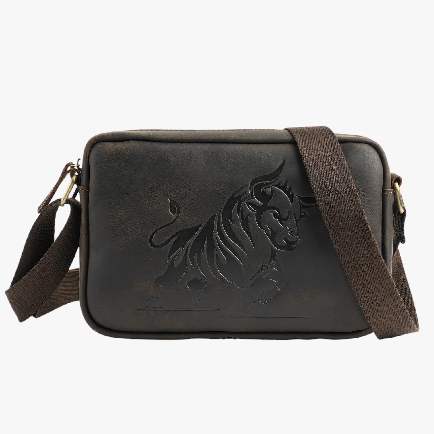 Ezekiel | Borsa a Tracolla Uomo YATBEST Elegante, Capiente, Pronta per Ogni Giorno - Marrone scuro CINA - bag Bags bags for men mens bag Shoulder Bags - Concept Palermo