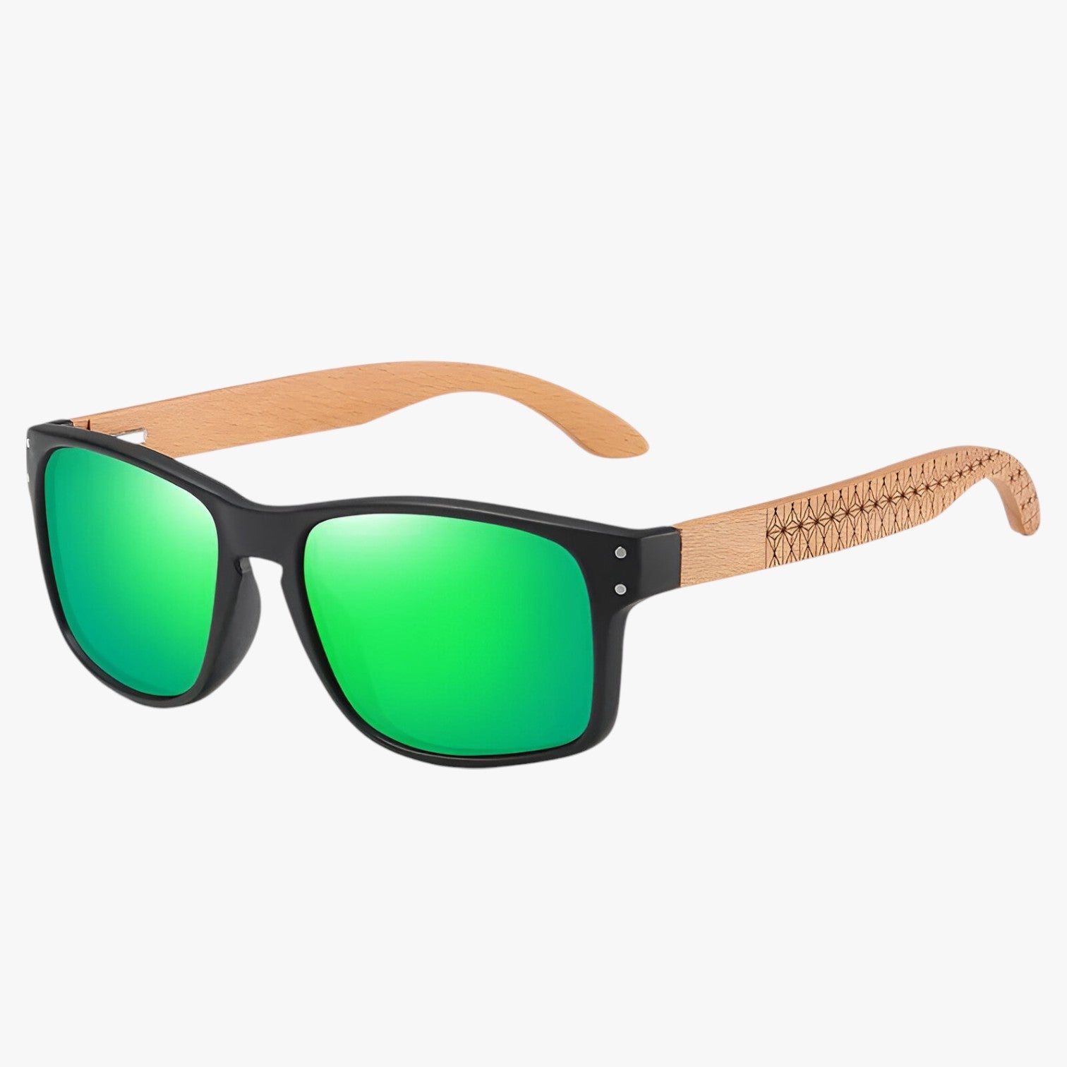 Arjun | Midnite Star Occhiali da sole in legno – Protezione UV elegante per uomini - - mens sunglasses Sunglasses - Concept Palermo