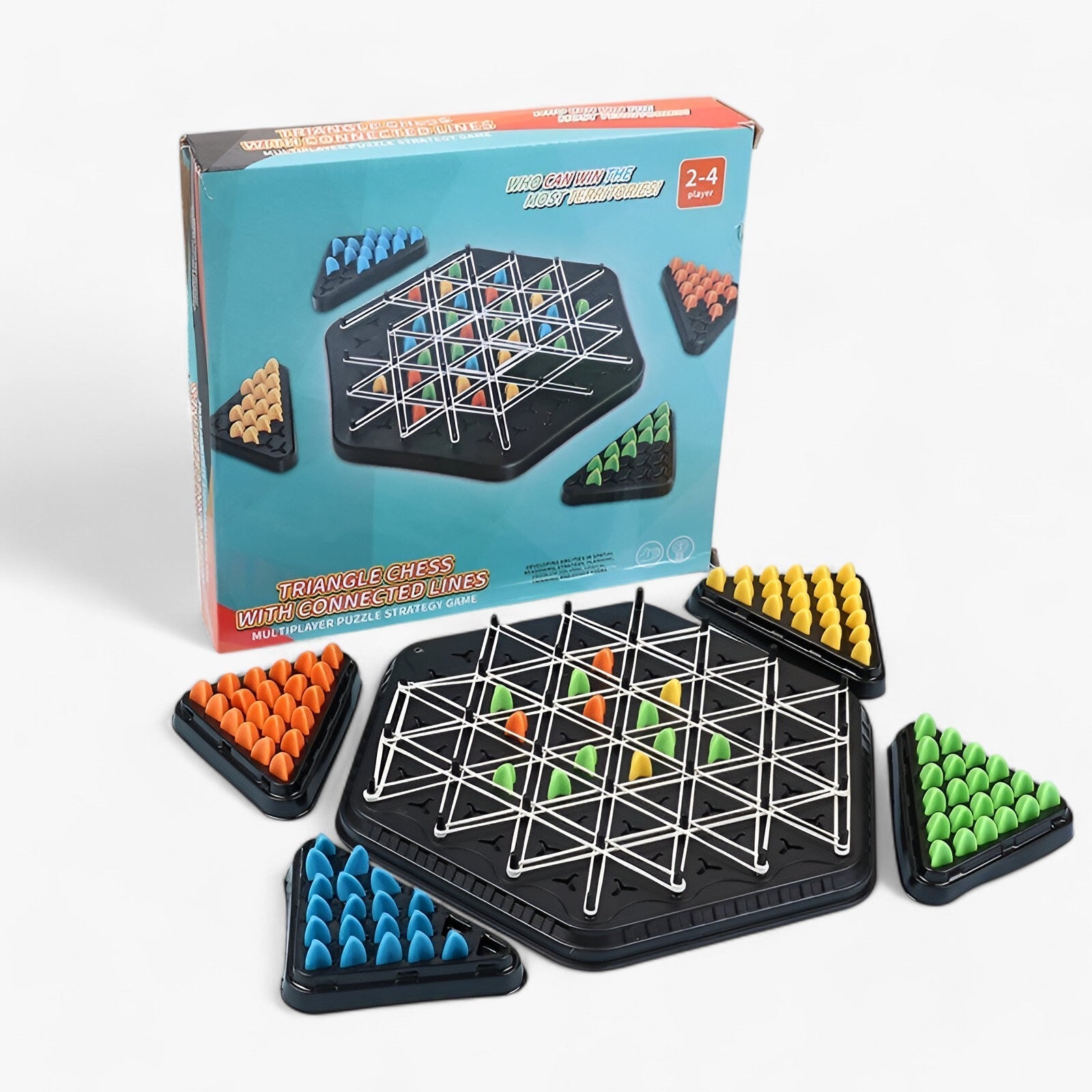 Divertimento strategico - Scacchi triangolari per tutti - - board game kids toys toys & gifts - Concept Palermo