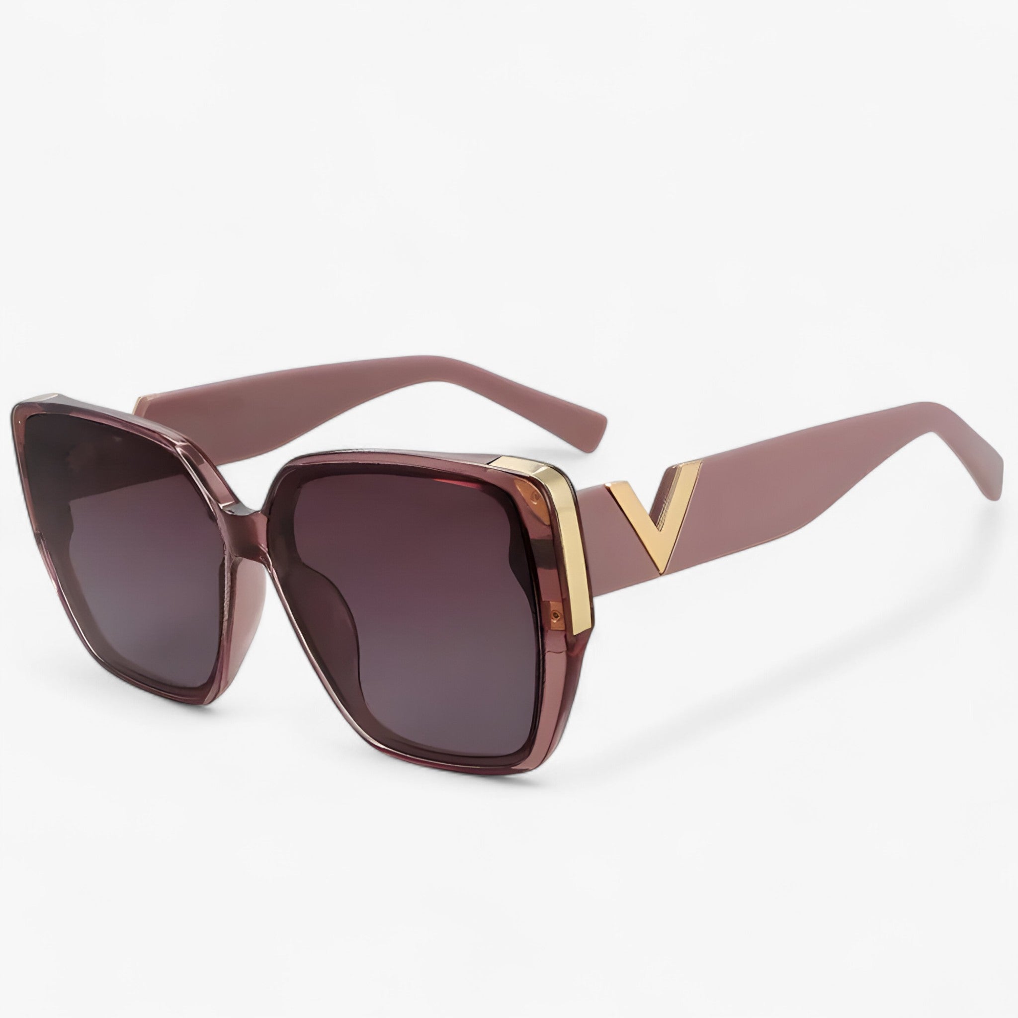 Jude | Occhiali da sole a specchio vintage a forma di V - Porpora - Fashion Sunglasses men sunglasses polarized mens sunglasses Polarized man sunglasses Sunglasses sunglasses polarized men - Concept Palermo