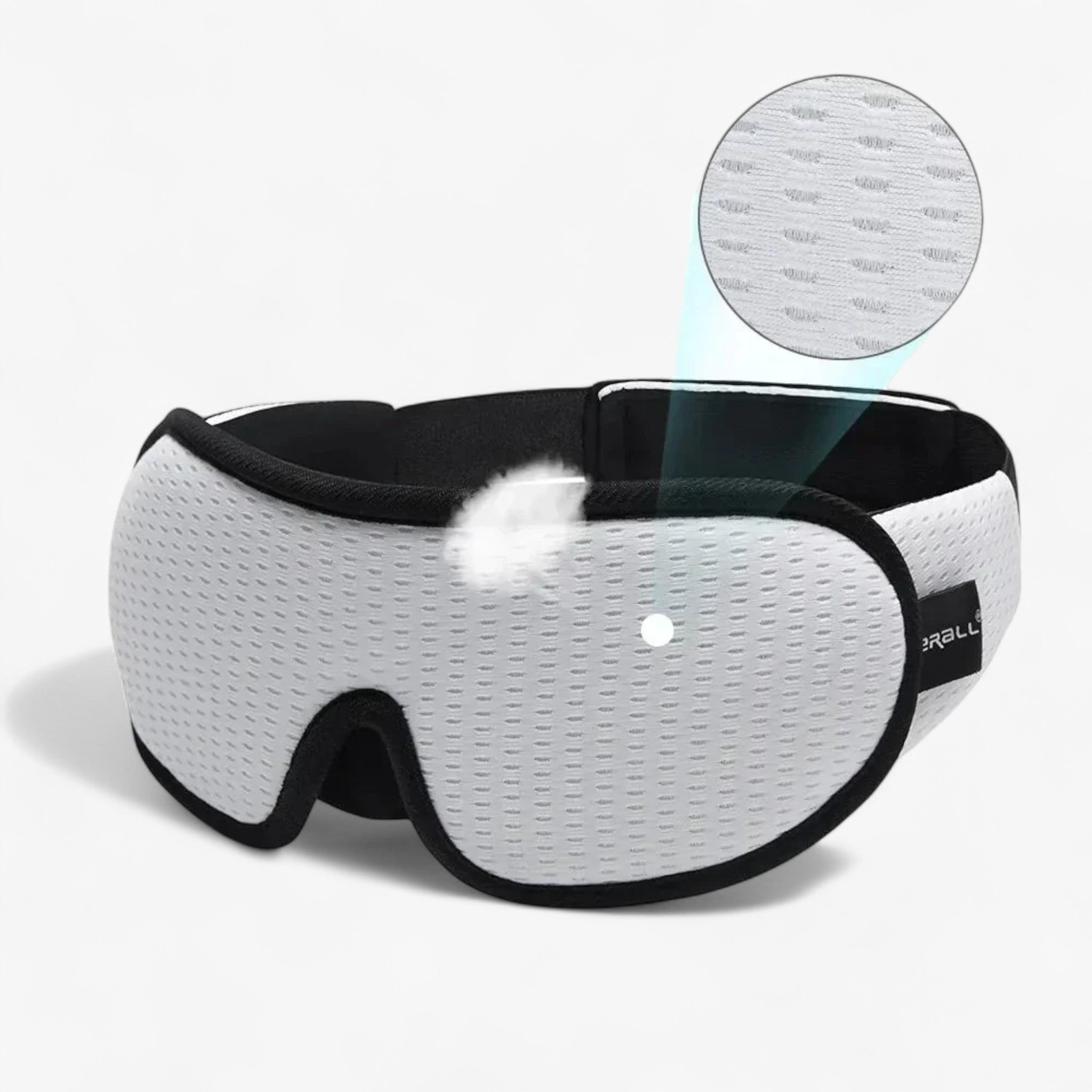 Dreampro | Maschera per gli Occhi UltraComfort 3D: Buio Perfetto - Bianco - Mask men Sleeping Mask spring women - Concept Palermo